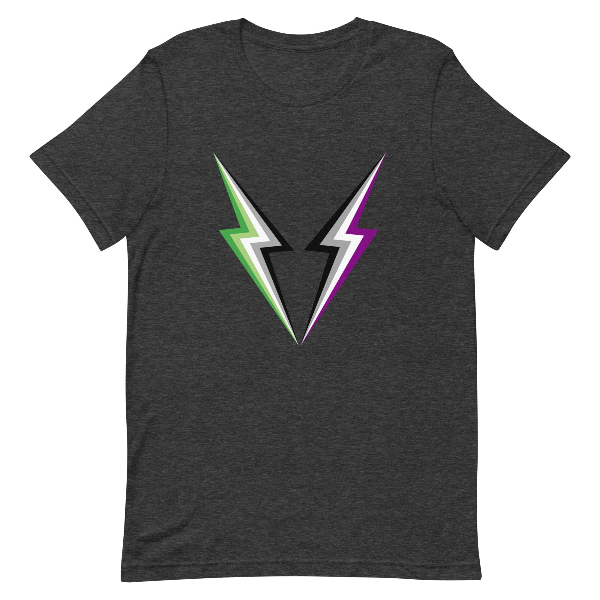 AroAce Lightning T-Shirt T-shirts The Rainbow Stores