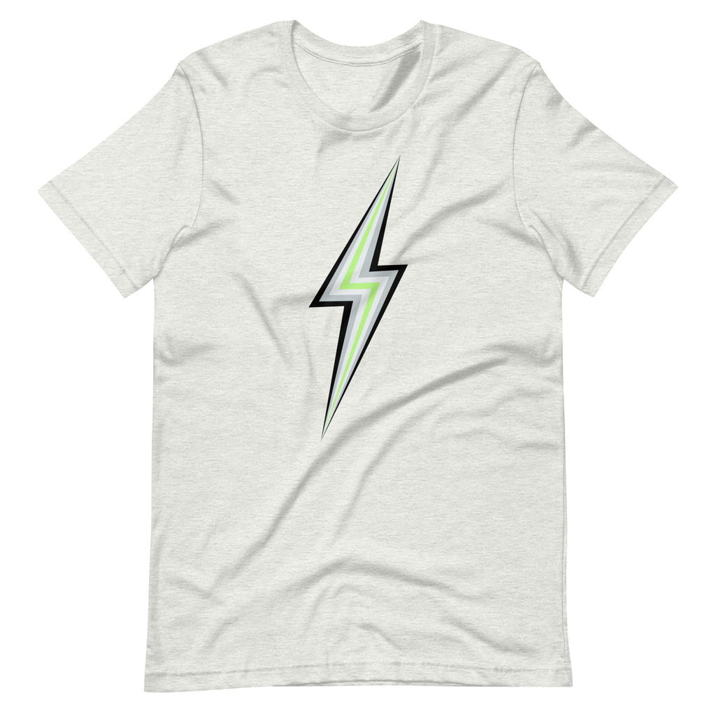 Agender Lightning T-shirt T-shirts The Rainbow Stores
