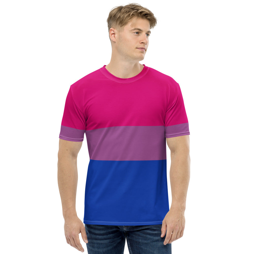 Bisexual Pride Flag T-shirt AOP T-shirts The Rainbow Stores