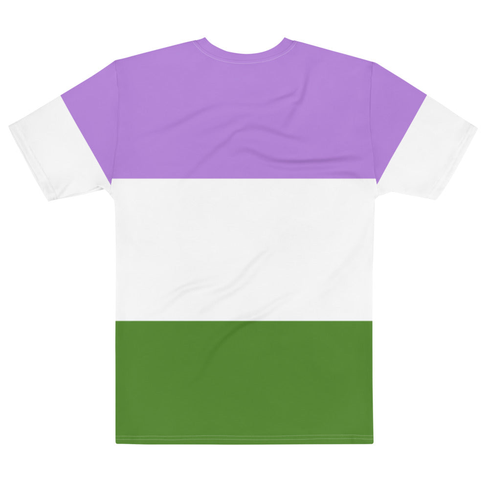 Genderqueer Pride Flag T-shirt AOP T-shirts The Rainbow Stores