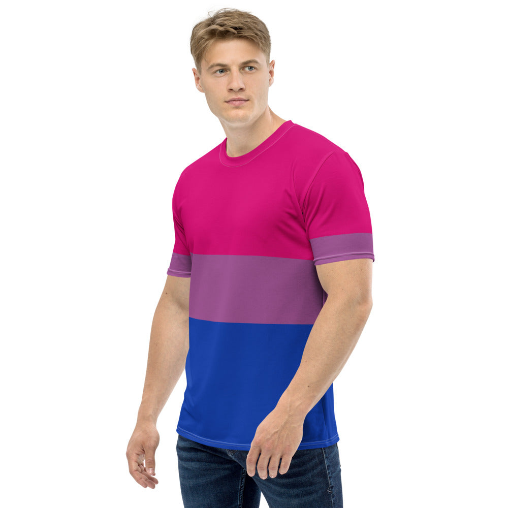 Bisexual Pride Flag T-shirt AOP T-shirts The Rainbow Stores