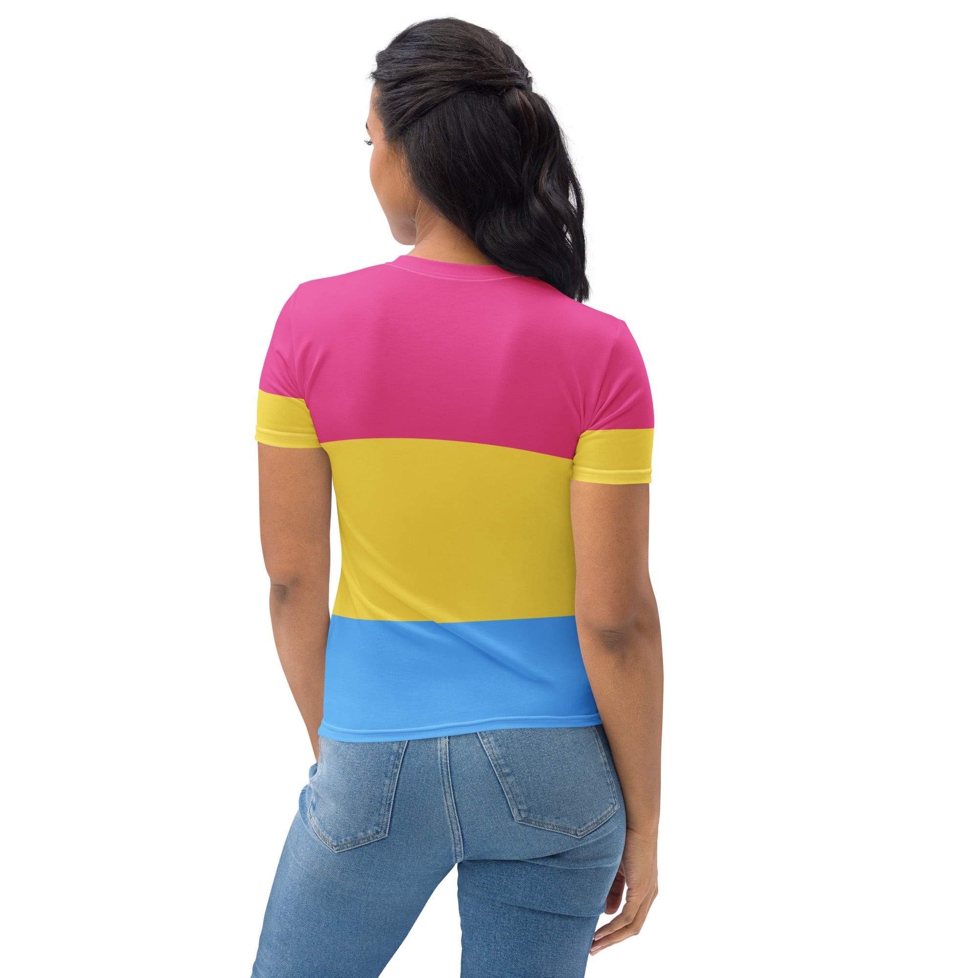 Pansexual Pride Flag Fitted T-shirt