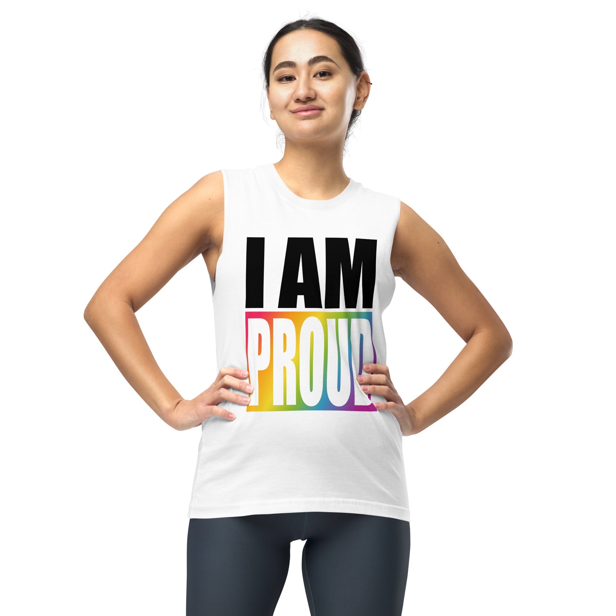 I Am Proud Muscle Shirt Vests and Tank Tops The Rainbow Stores