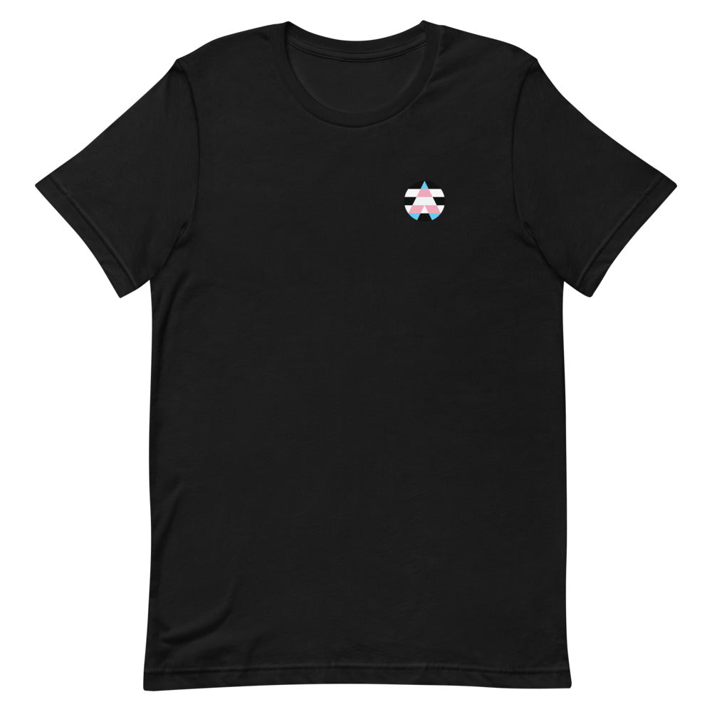 Trans Ally Badge T-Shirt T-shirts The Rainbow Stores