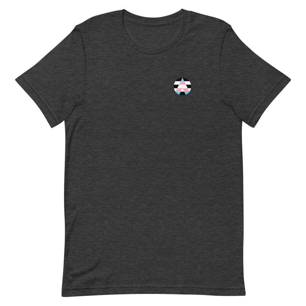 Trans Ally Badge T-Shirt T-shirts The Rainbow Stores