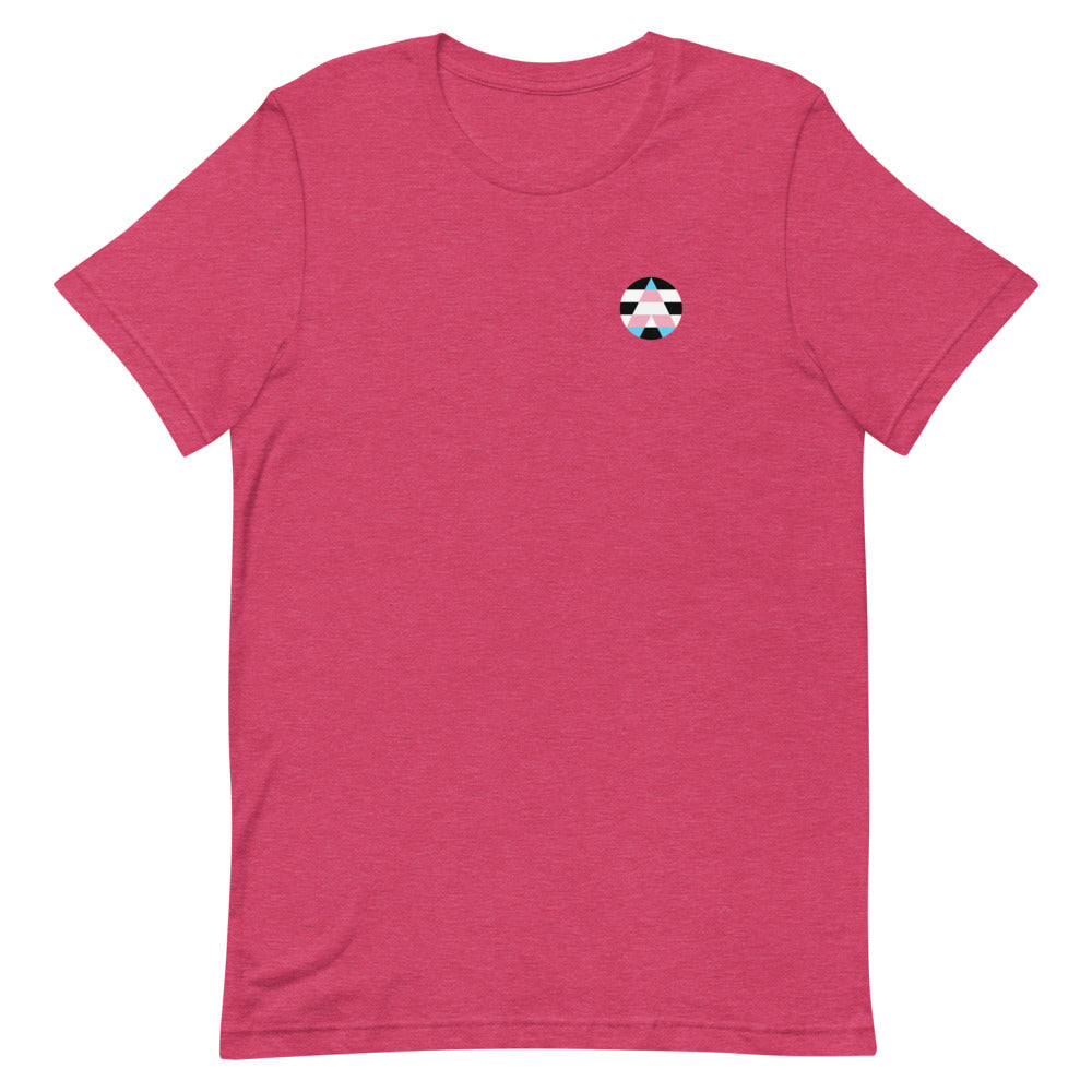 Trans Ally Badge T-Shirt T-shirts The Rainbow Stores