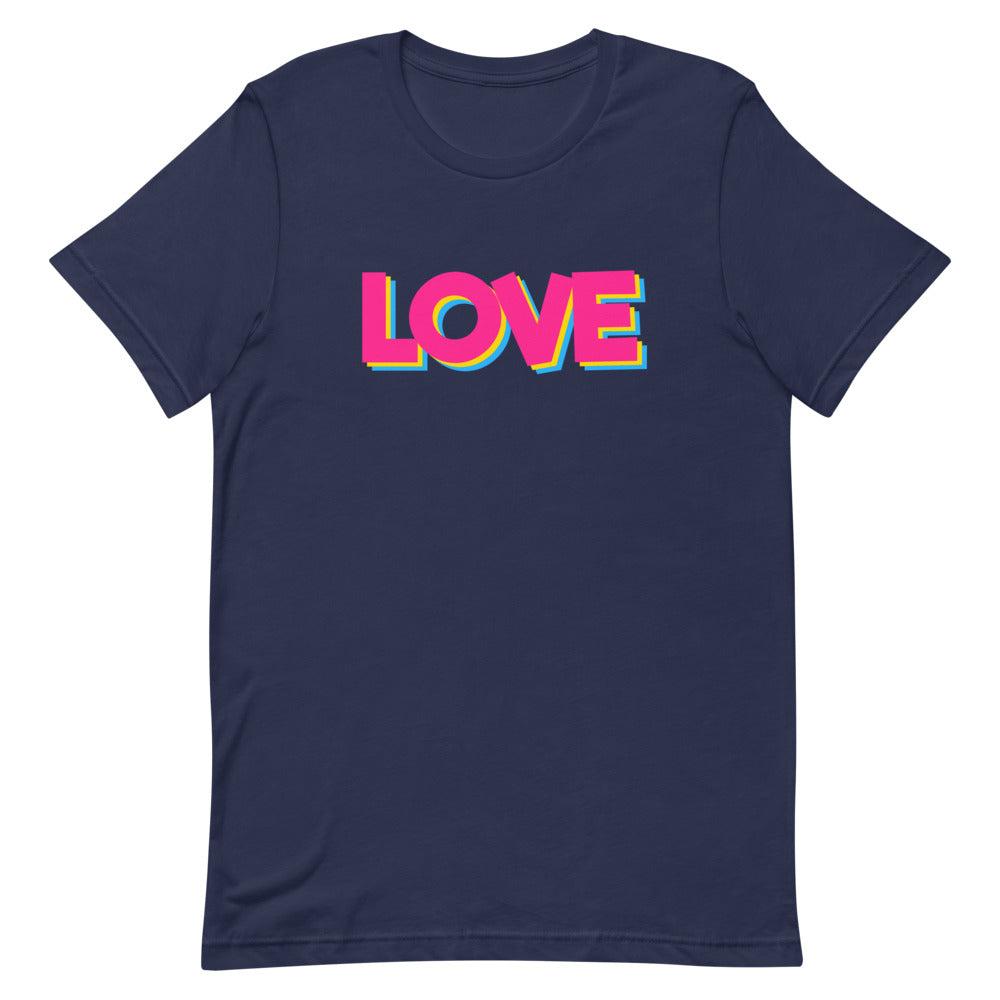 Pansexual Love T-Shirt T-shirts The Rainbow Stores