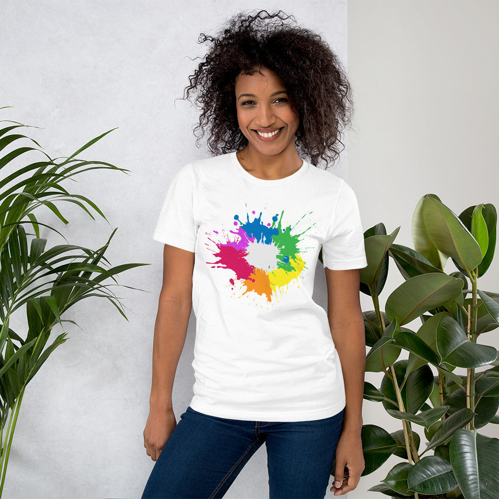 Rainbow Splatter T-Shirt T-shirts The Rainbow Stores