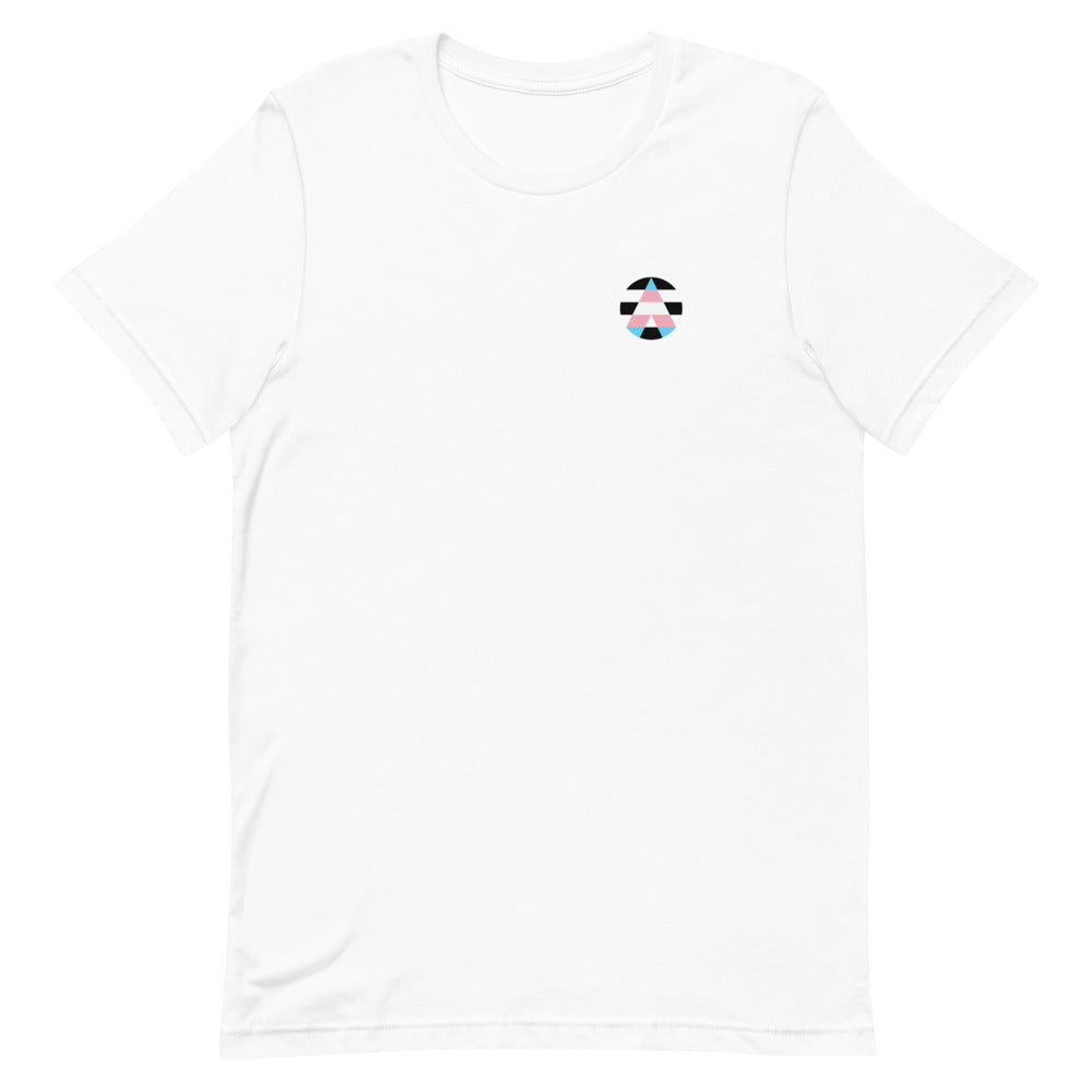 Trans Ally Badge T-Shirt T-shirts The Rainbow Stores