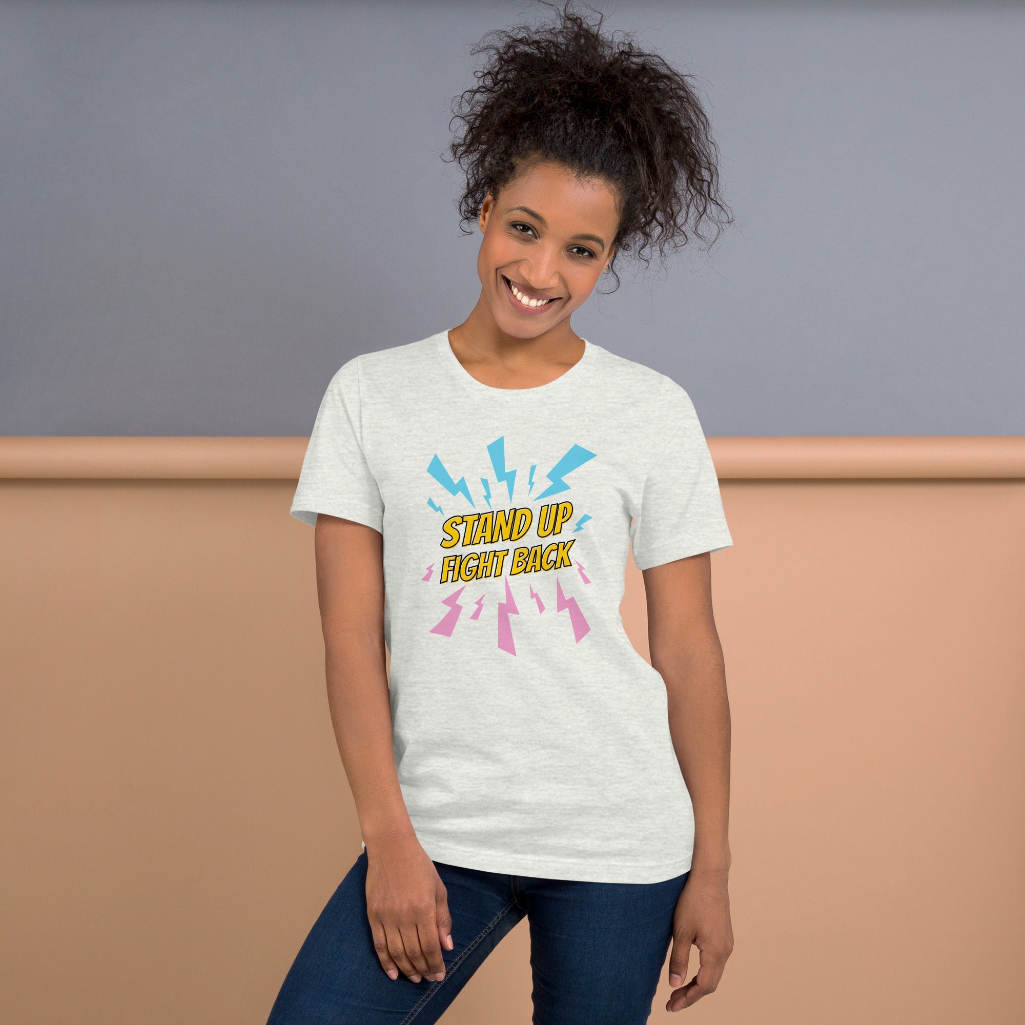 Stand Up Fight Back Trans Pride T-Shirt T-shirts The Rainbow Stores