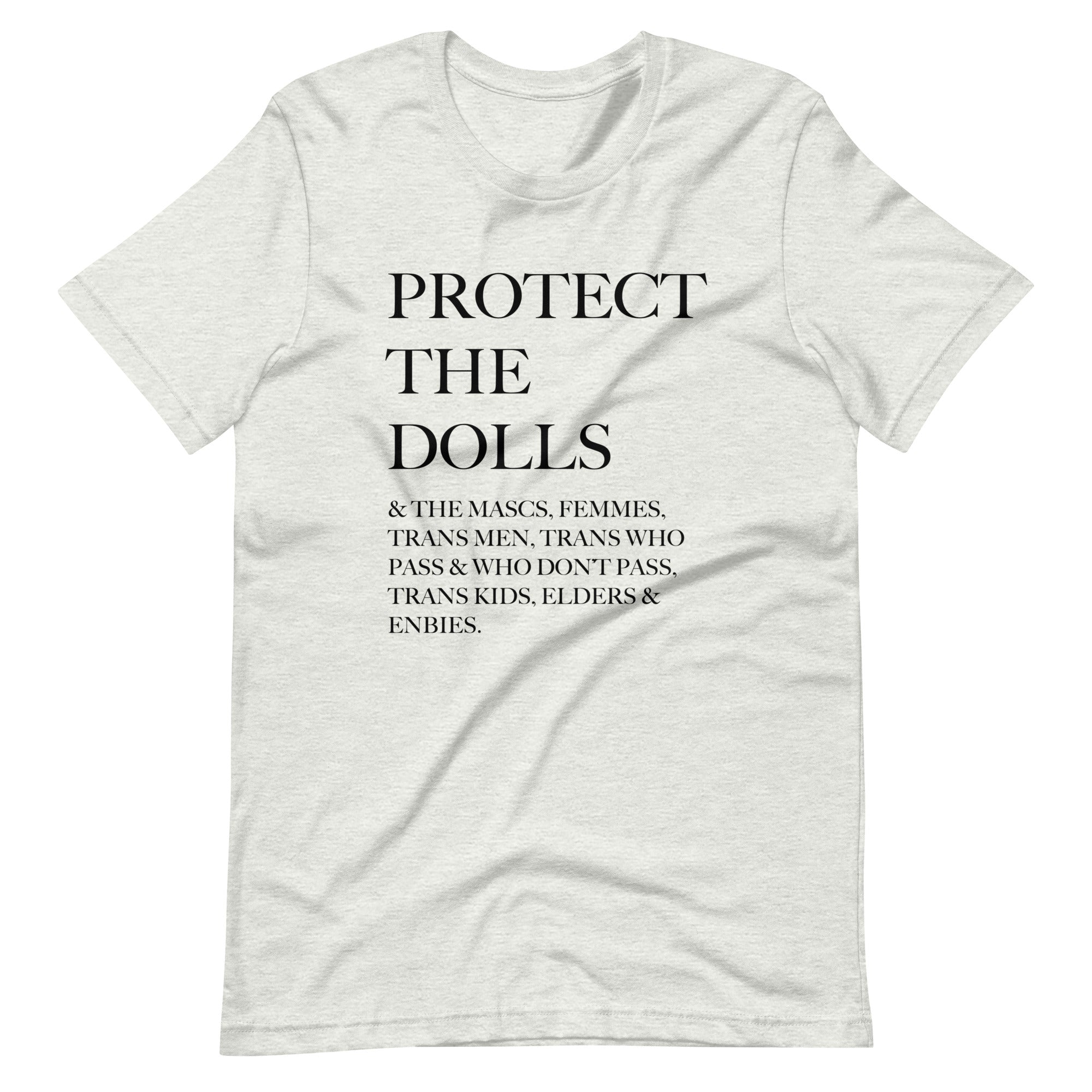 Protect The Dolls And The Mascs Inclusive T-Shirt T-shirts The Rainbow Stores