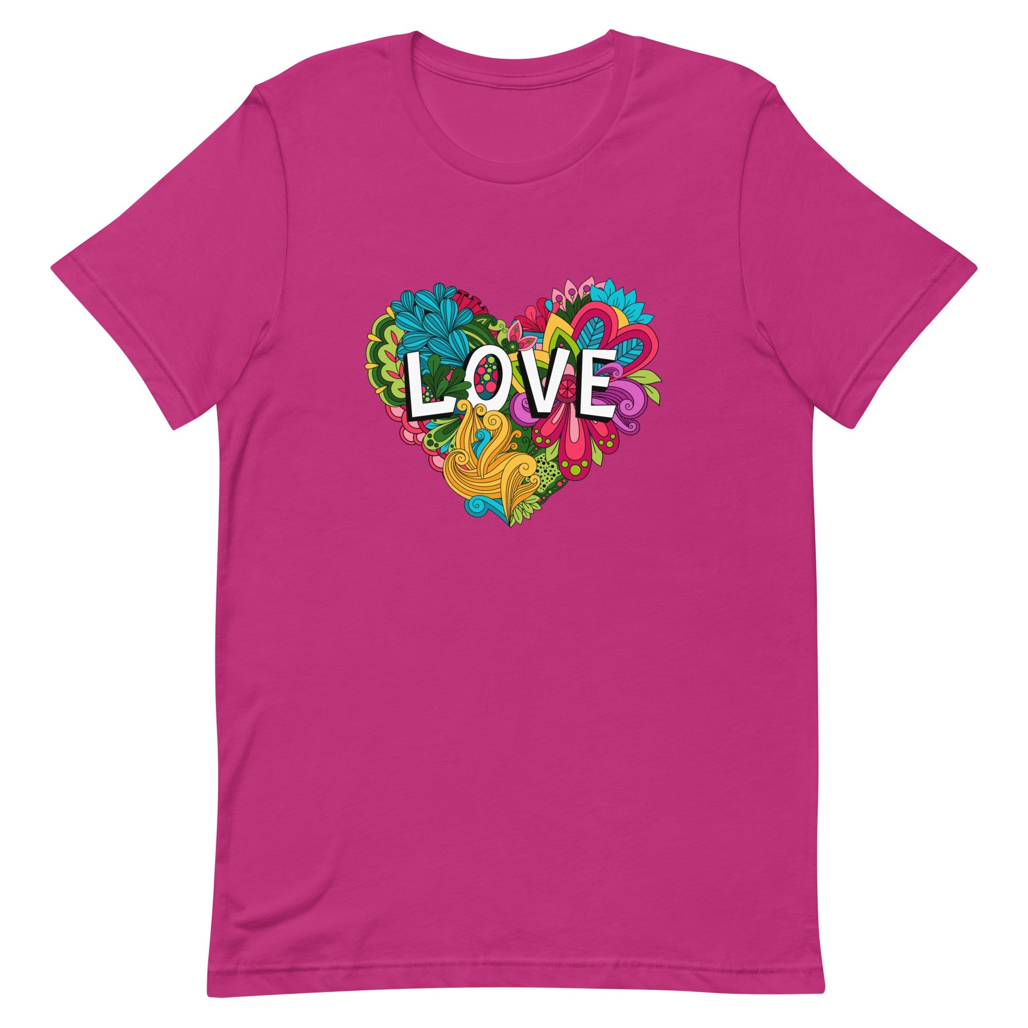 Floral Love Heart T-Shirt
