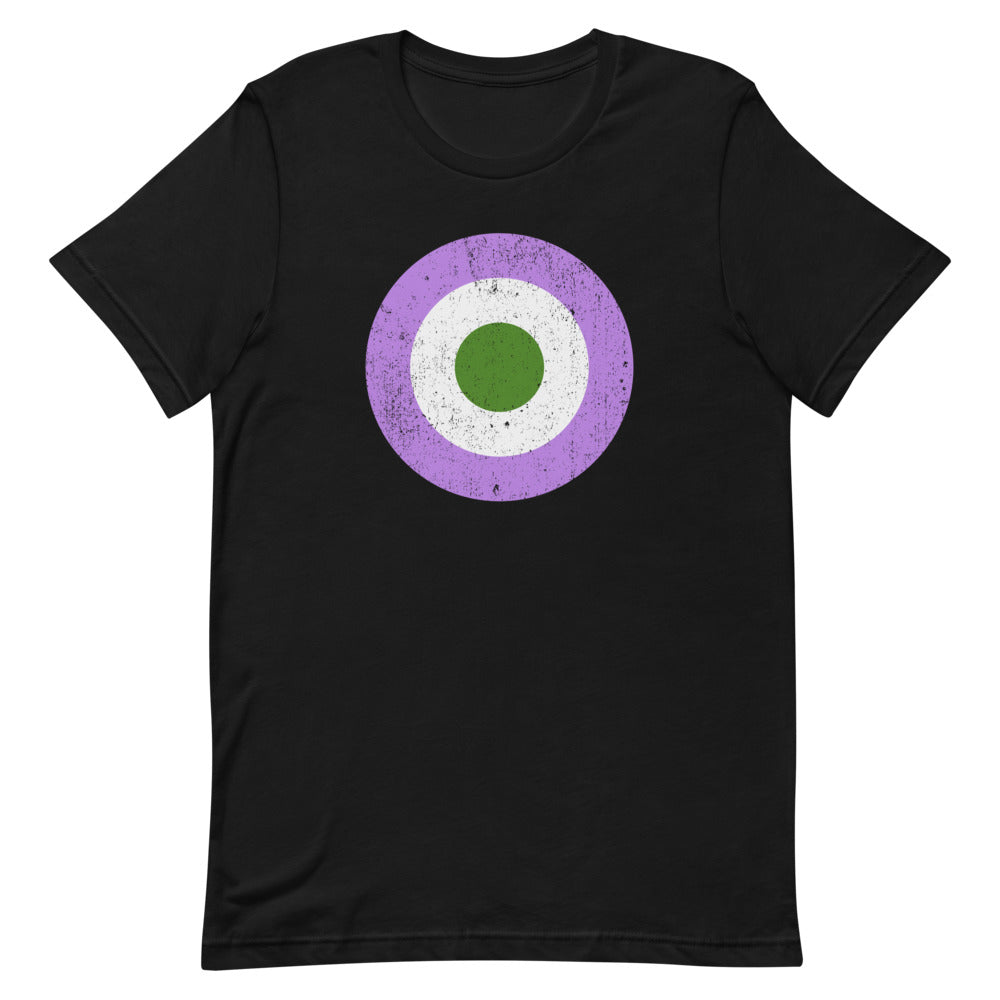 Genderqueer Roundel T-Shirt T-shirts The Rainbow Stores