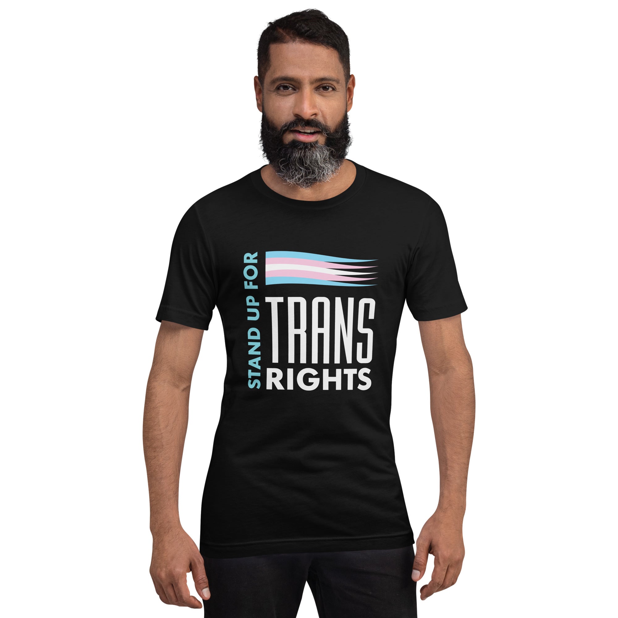 Stand Up For Trans Rights T-shirt T-shirts The Rainbow Stores