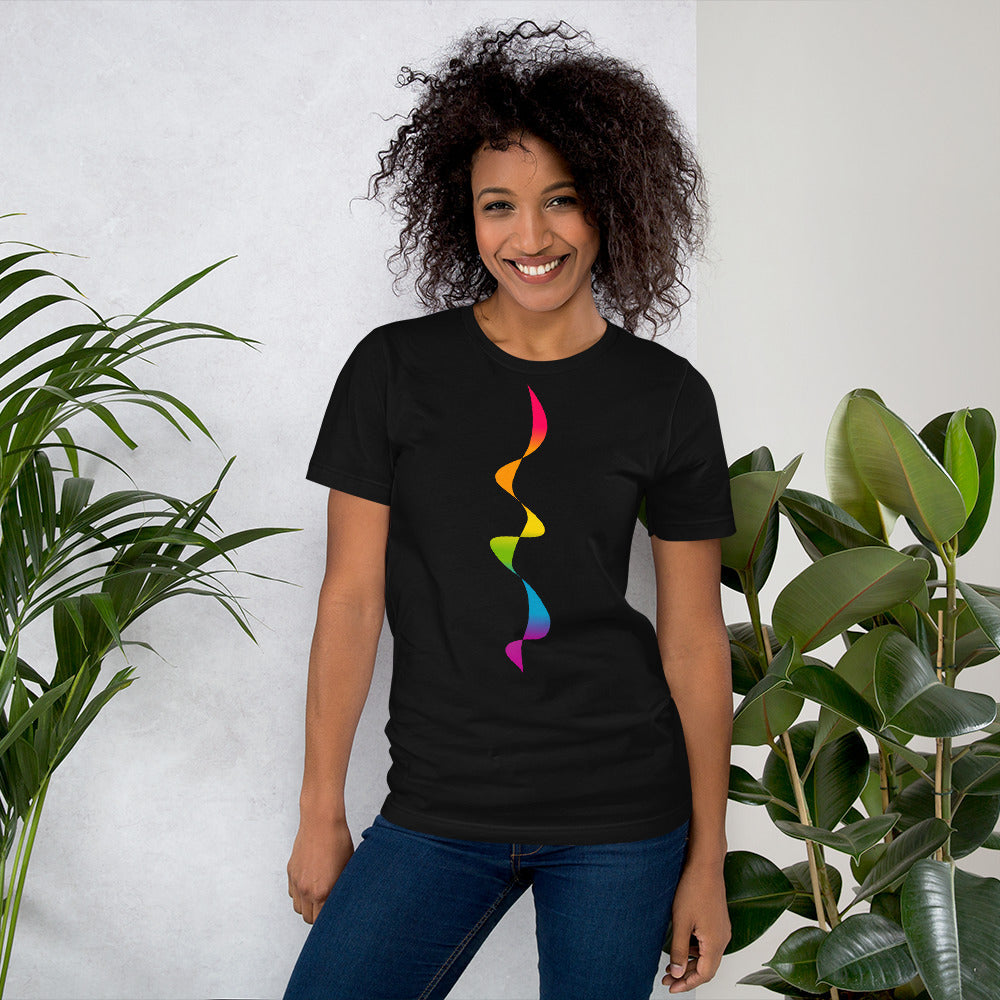 Rainbow Pride Ribbon T-Shirt T-shirts The Rainbow Stores