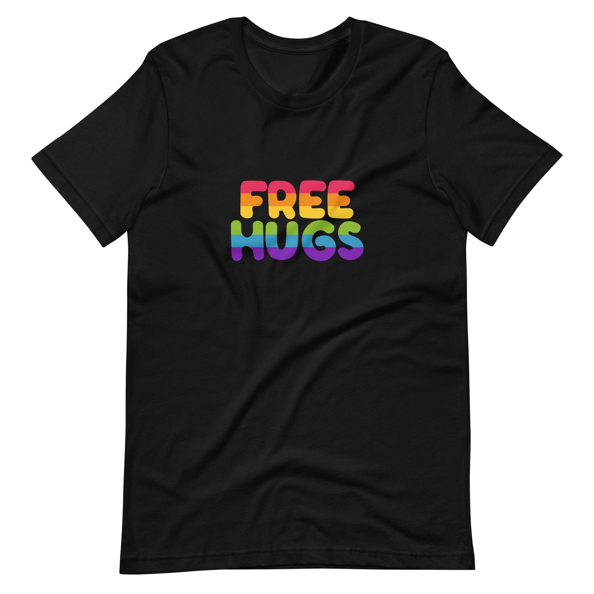 Free Hugs Rainbow T-Shirt T-shirts The Rainbow Stores