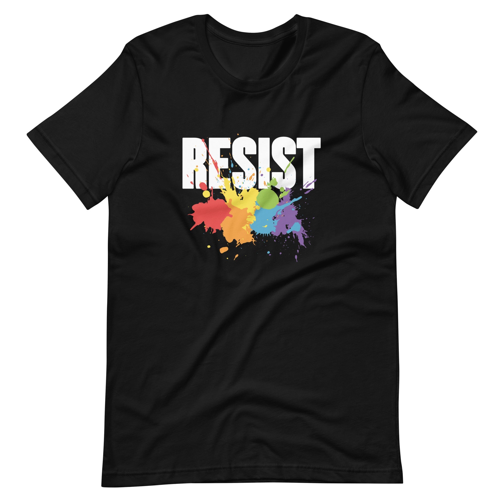 Resist Rainbow Splatter T-Shirt