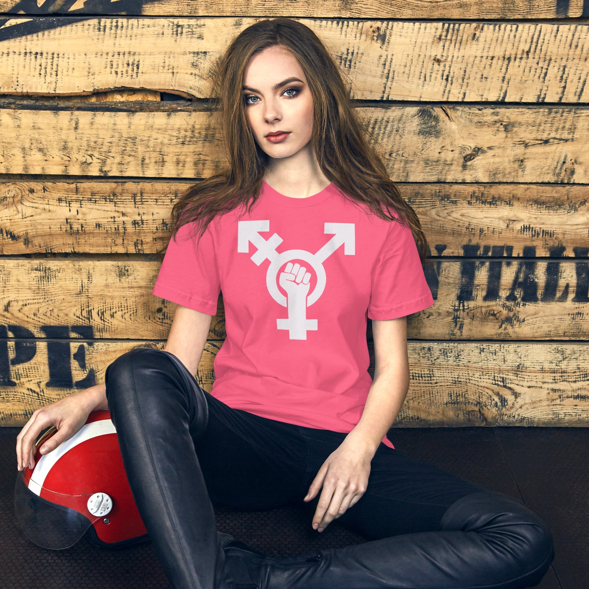 Trans Feminist Symbol T-Shirt T-shirts The Rainbow Stores