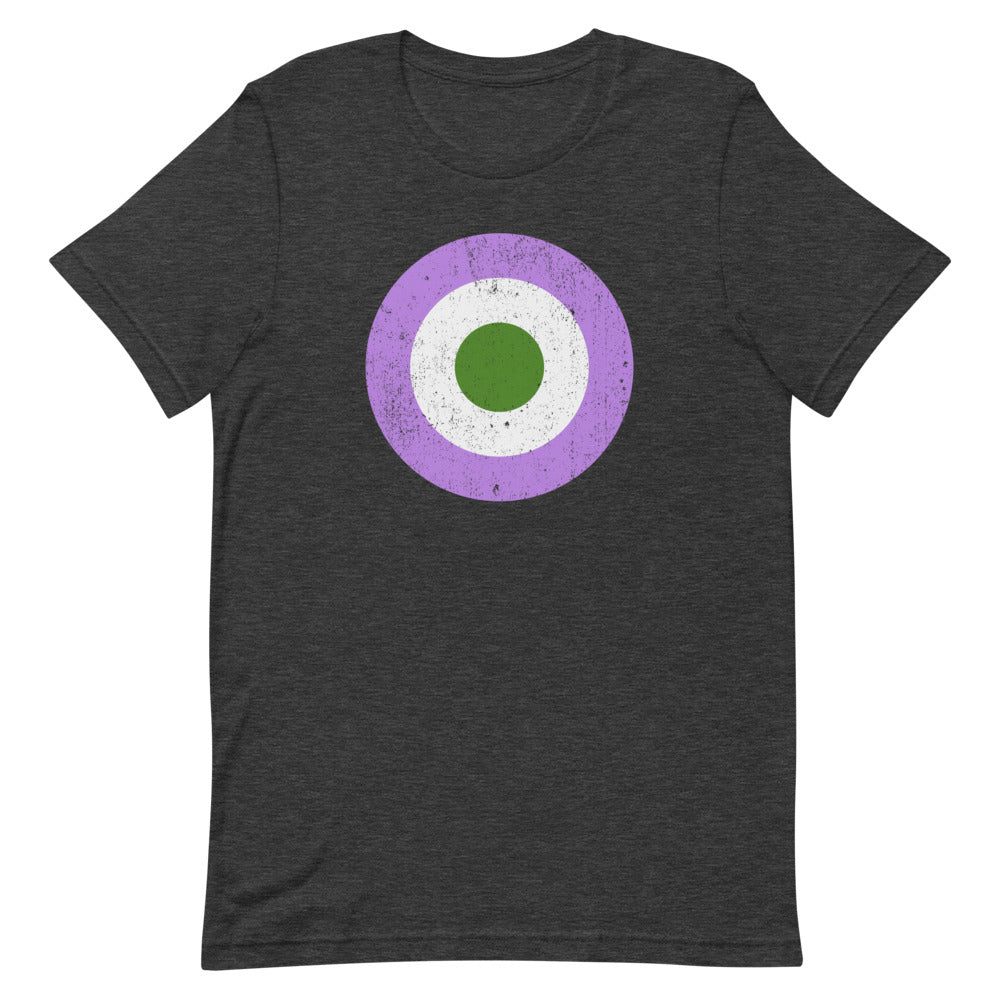 Genderqueer Roundel T-Shirt T-shirts The Rainbow Stores