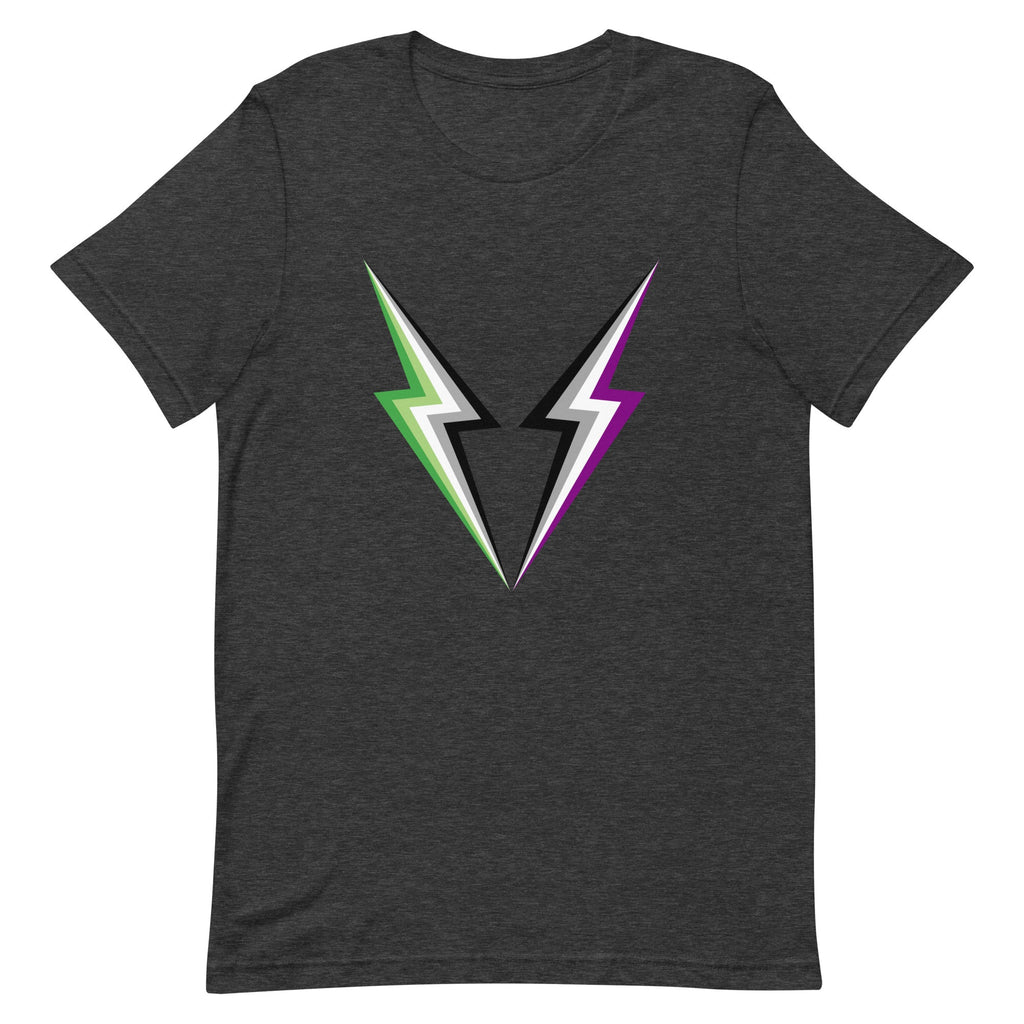 AroAce Lightning T-Shirt T-shirts The Rainbow Stores