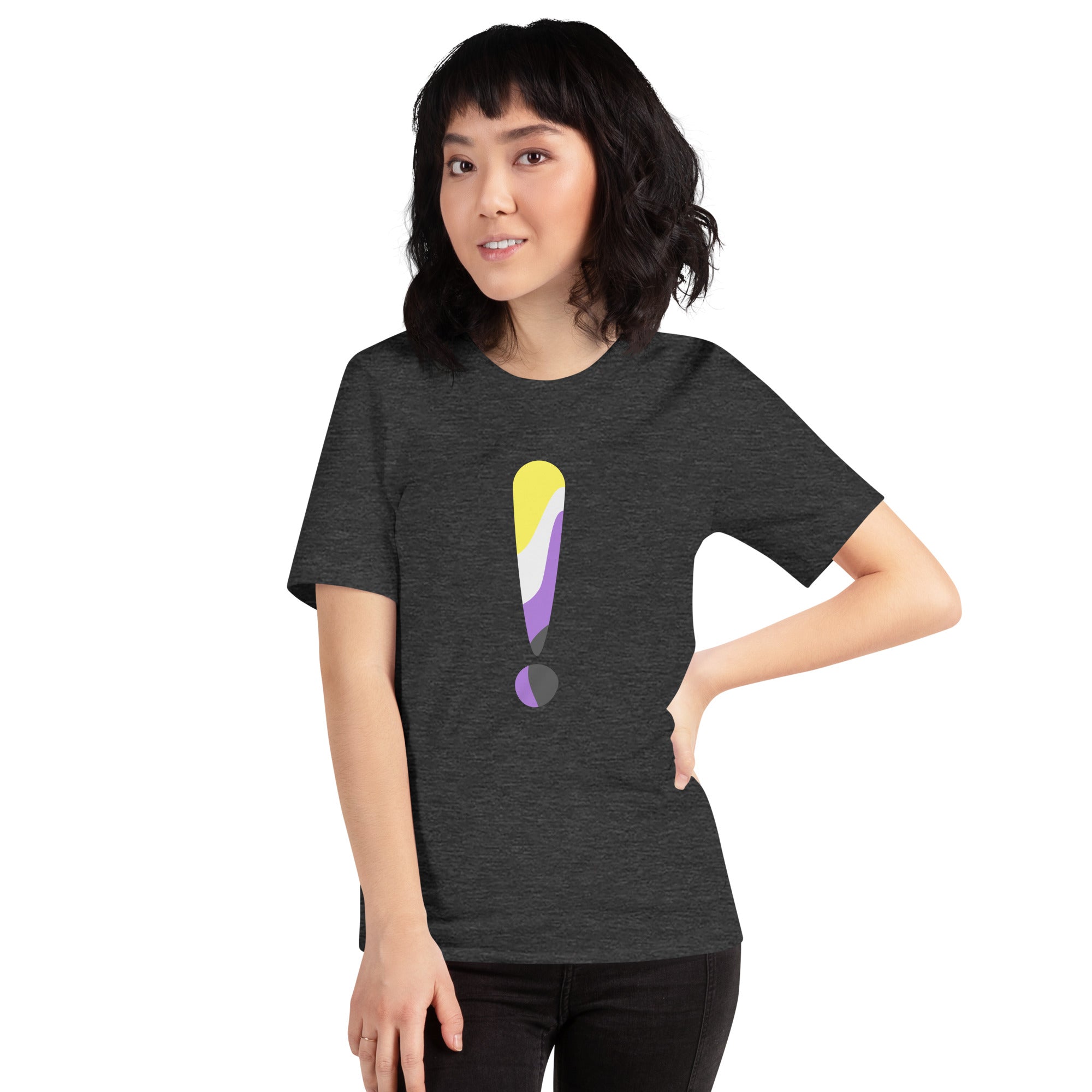 Non-Binary Exclamation T-Shirt T-shirts The Rainbow Stores