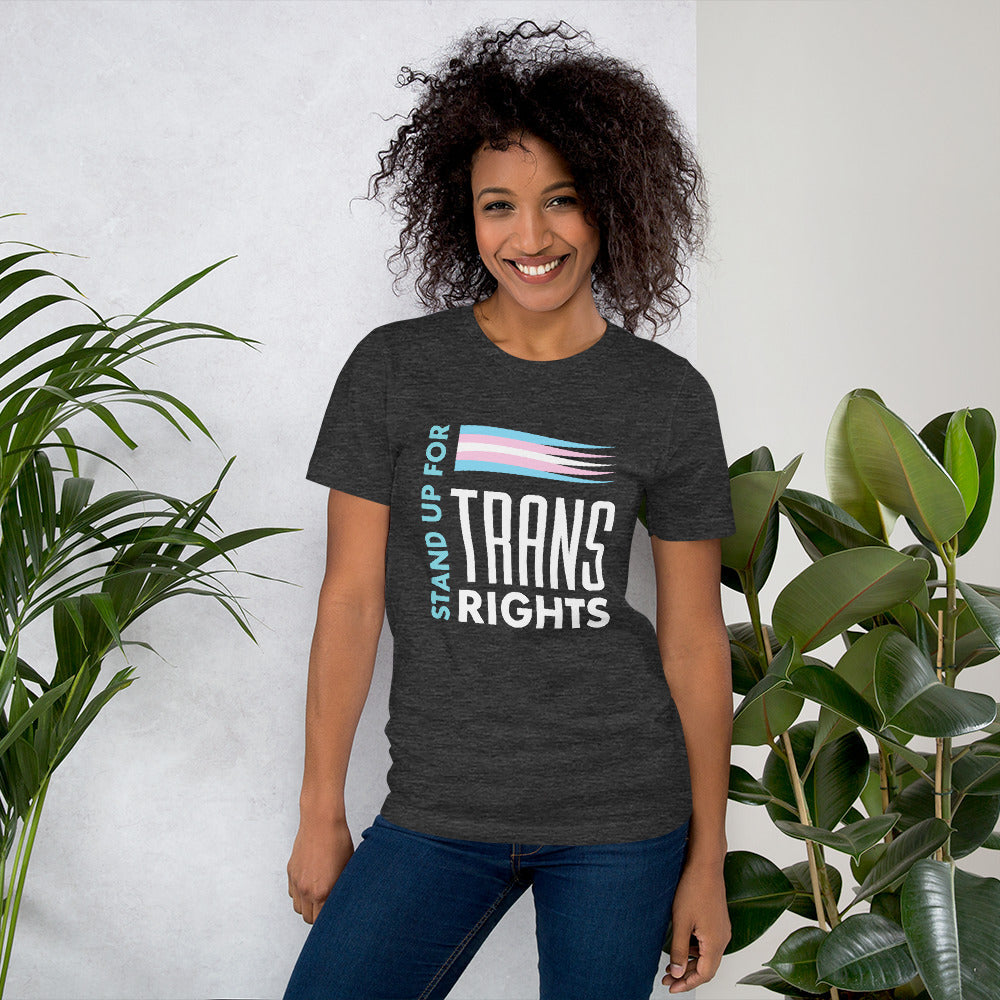Stand Up For Trans Rights T-shirt T-shirts The Rainbow Stores
