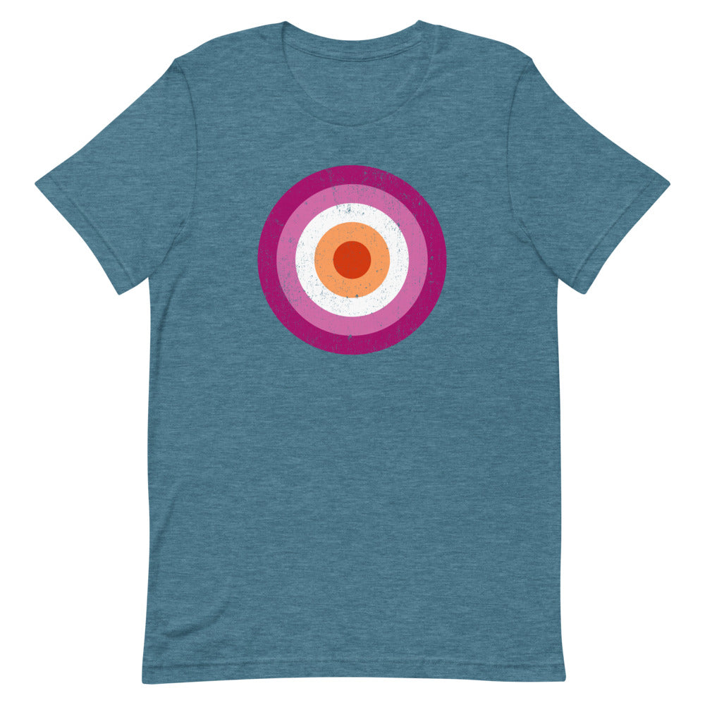 Lesbian Roundel T-Shirt T-shirts The Rainbow Stores