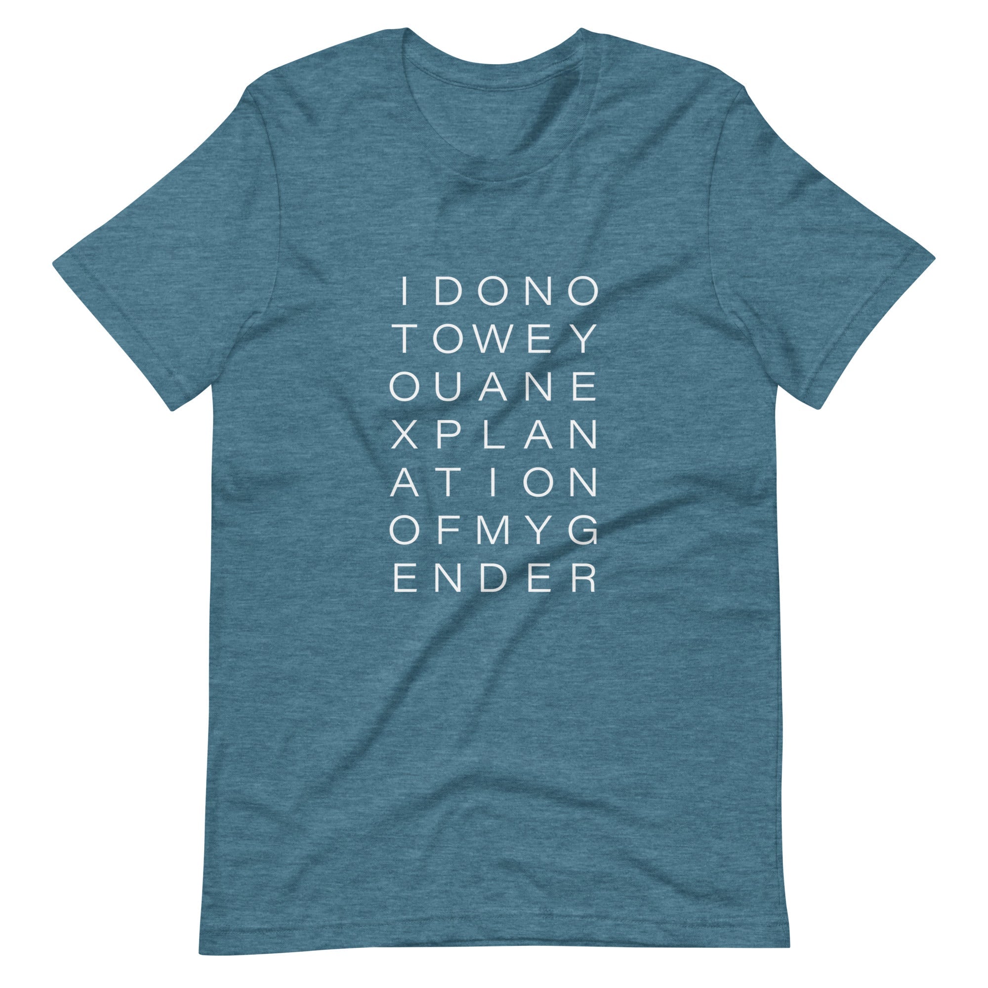 I Do Not Owe You An Explanation Of My Gender T-Shirt