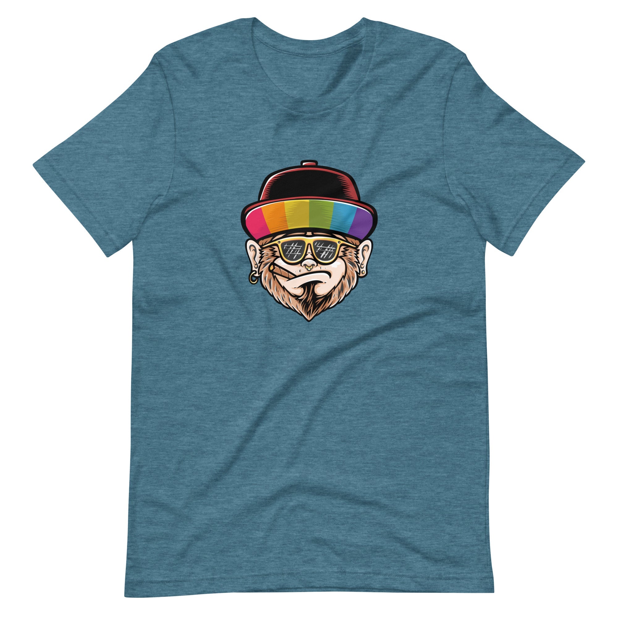 Rainbow Hat Monkey T-Shirt T-shirts The Rainbow Stores