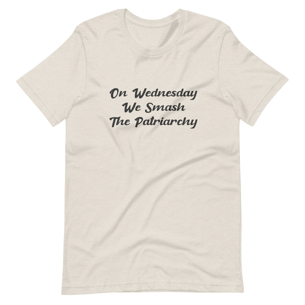 On Wednesday We Smash The Patriarchy T-Shirt T-shirts The Rainbow Stores