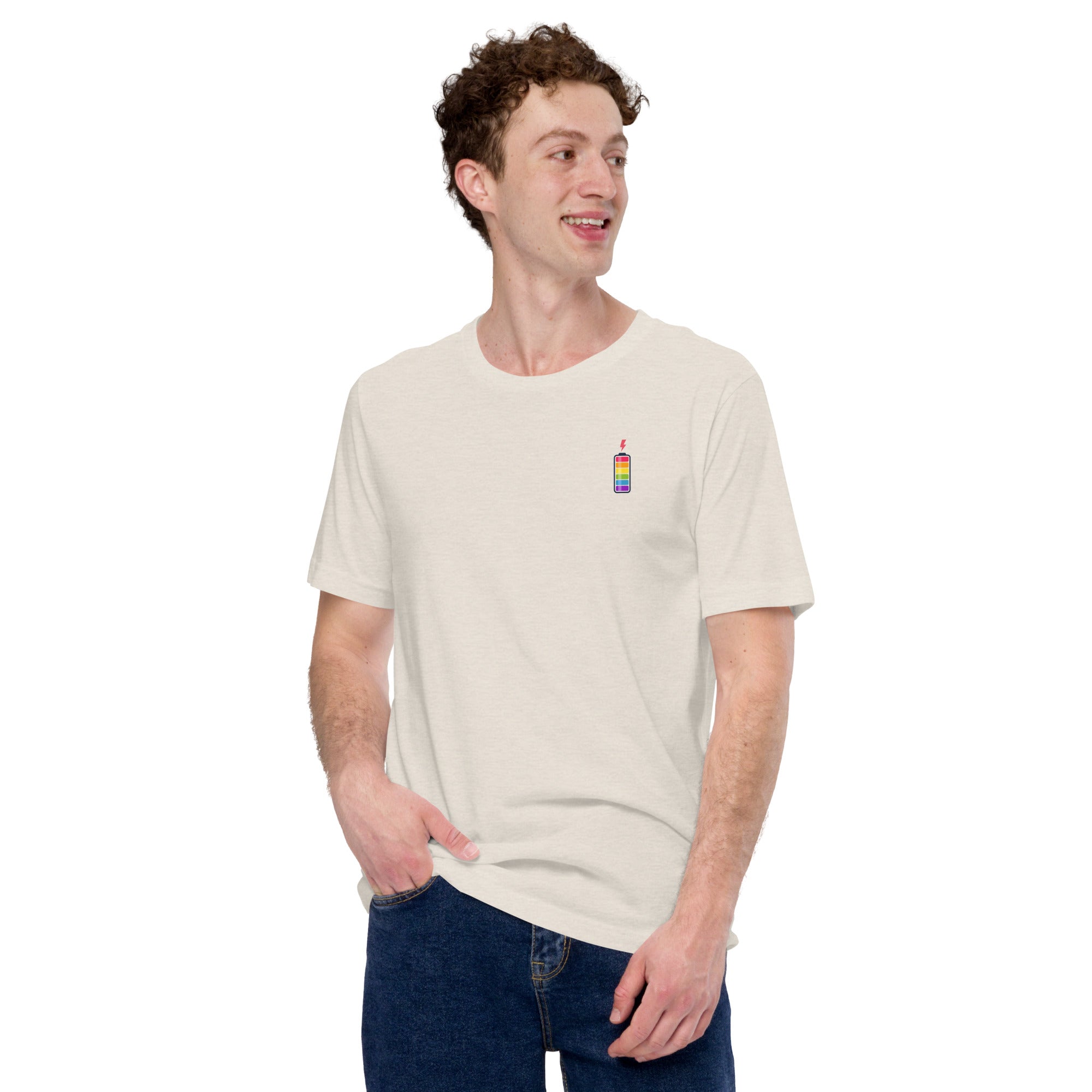 Mini Rainbow Battery Charge T-Shirt T-shirts The Rainbow Stores