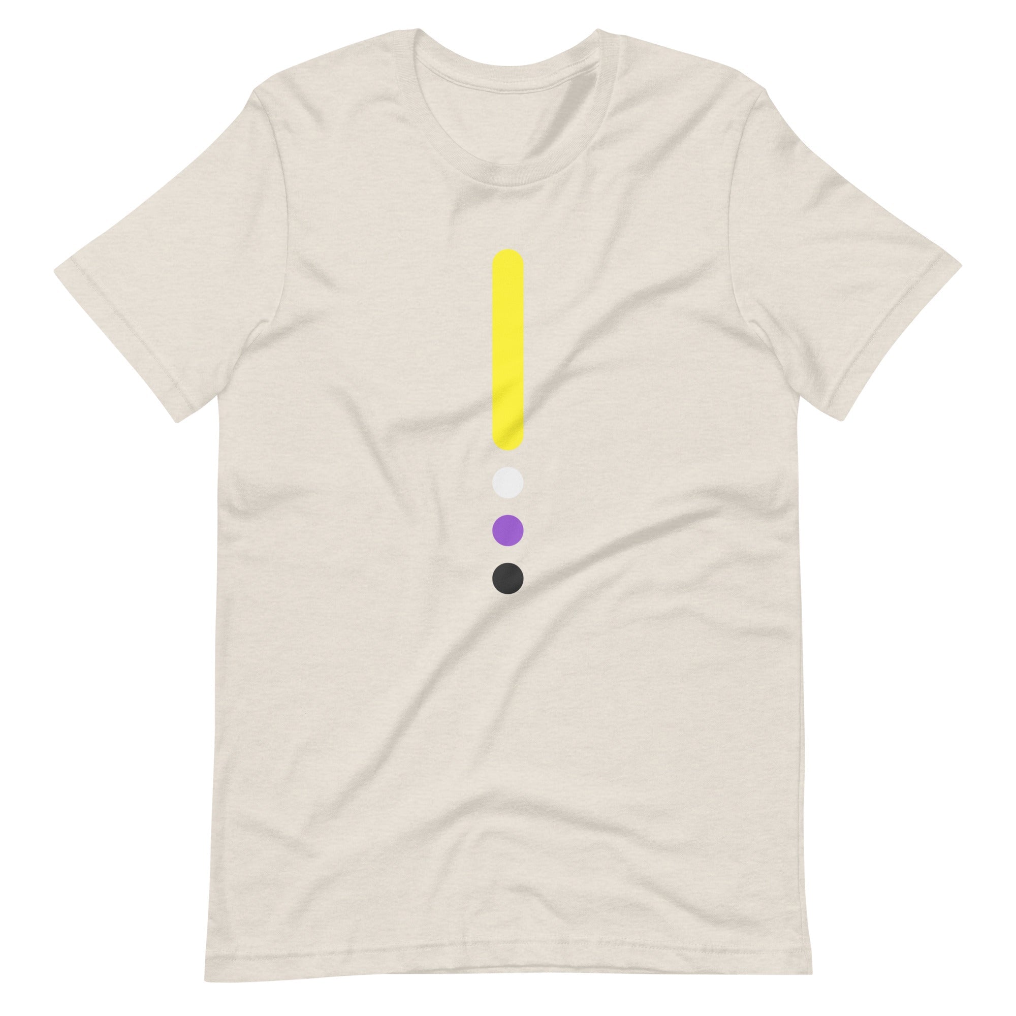 Non-binary Flag Dot Column T-Shirt