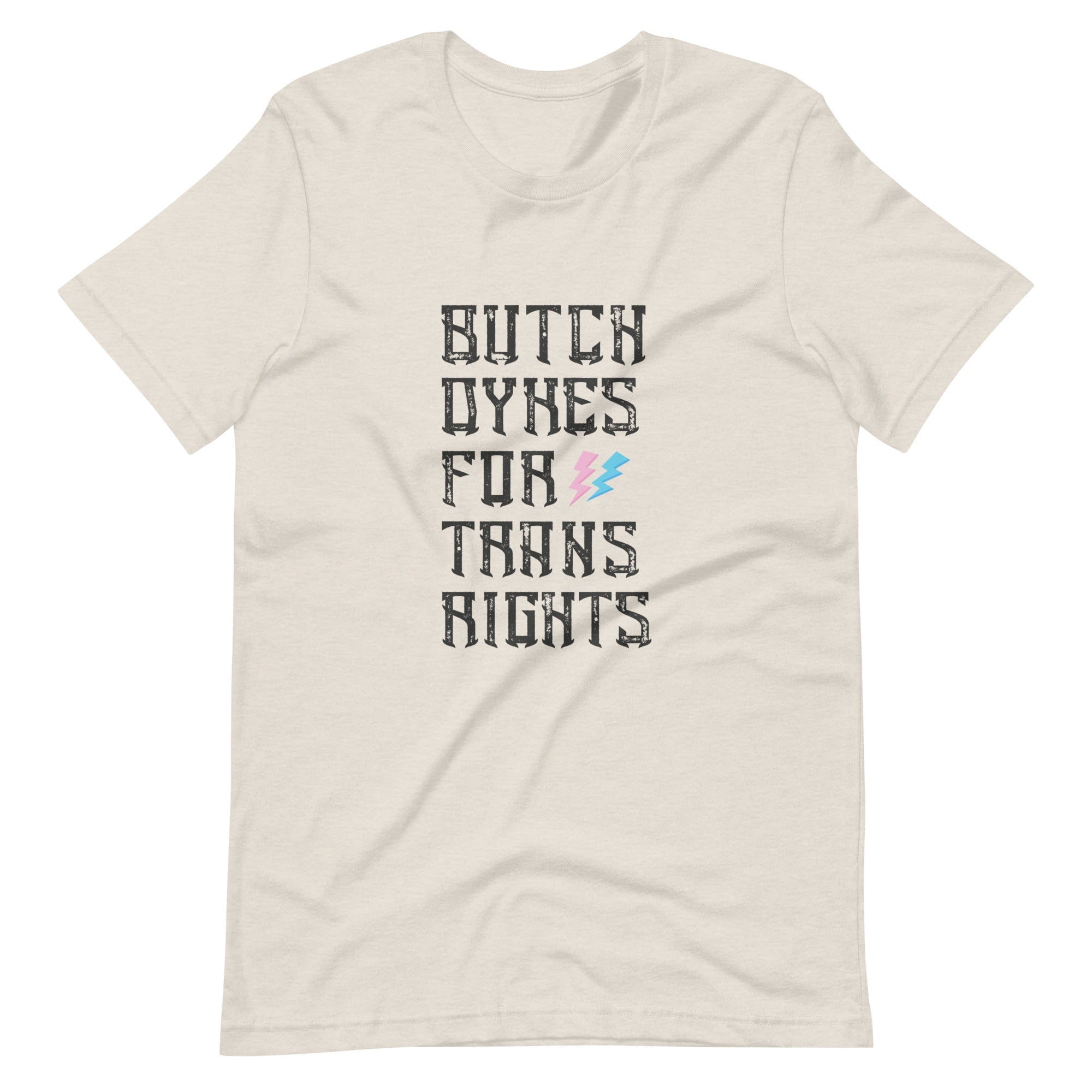 Butch Dykes For Trans Rights T-Shirt T-shirts The Rainbow Stores