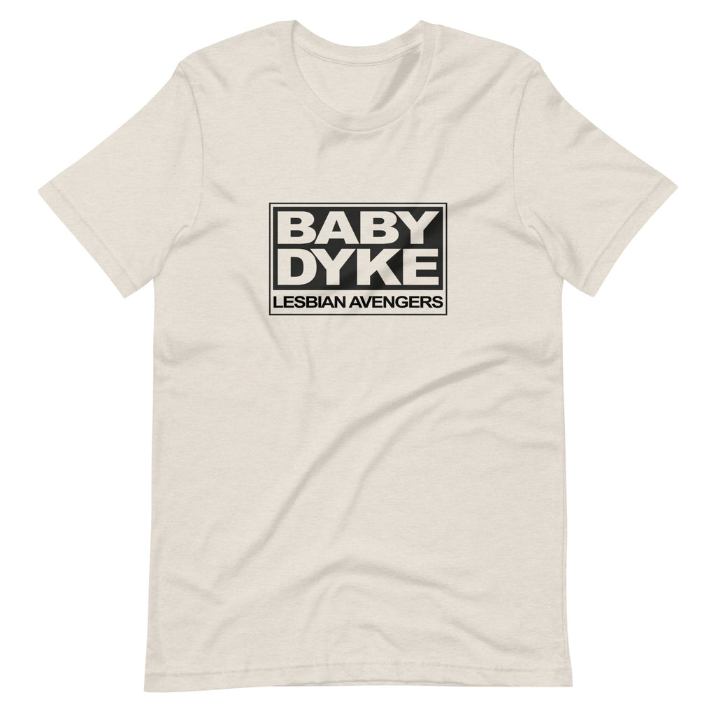 Lesbian Avengers Baby Dyke T-Shirt T-shirts The Rainbow Stores