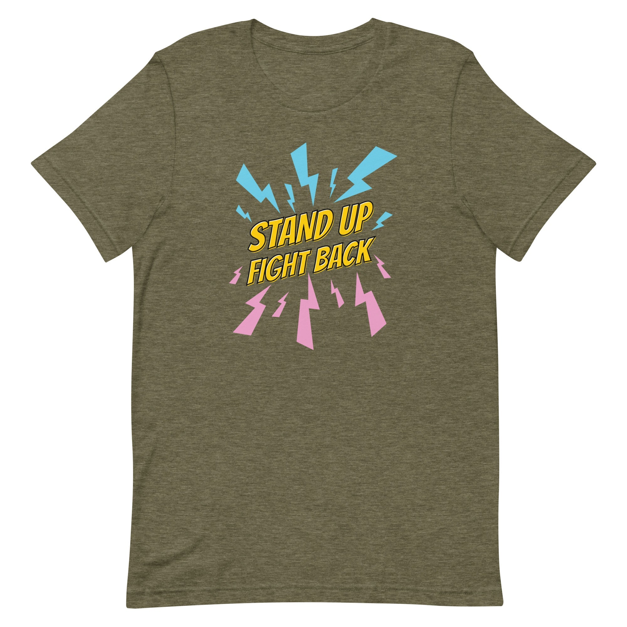 Stand Up Fight Back Trans Pride T-Shirt T-shirts The Rainbow Stores