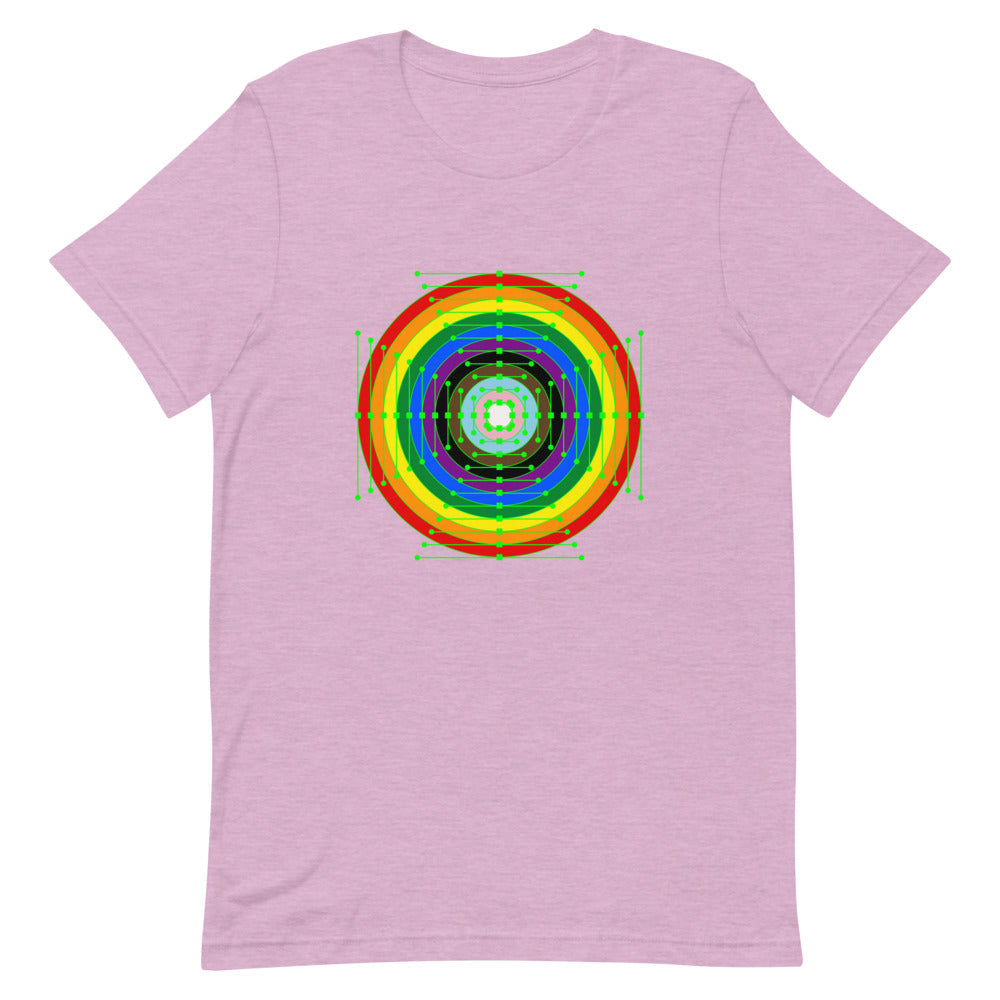 Rainbow Roundel Digital Art T-Shirt