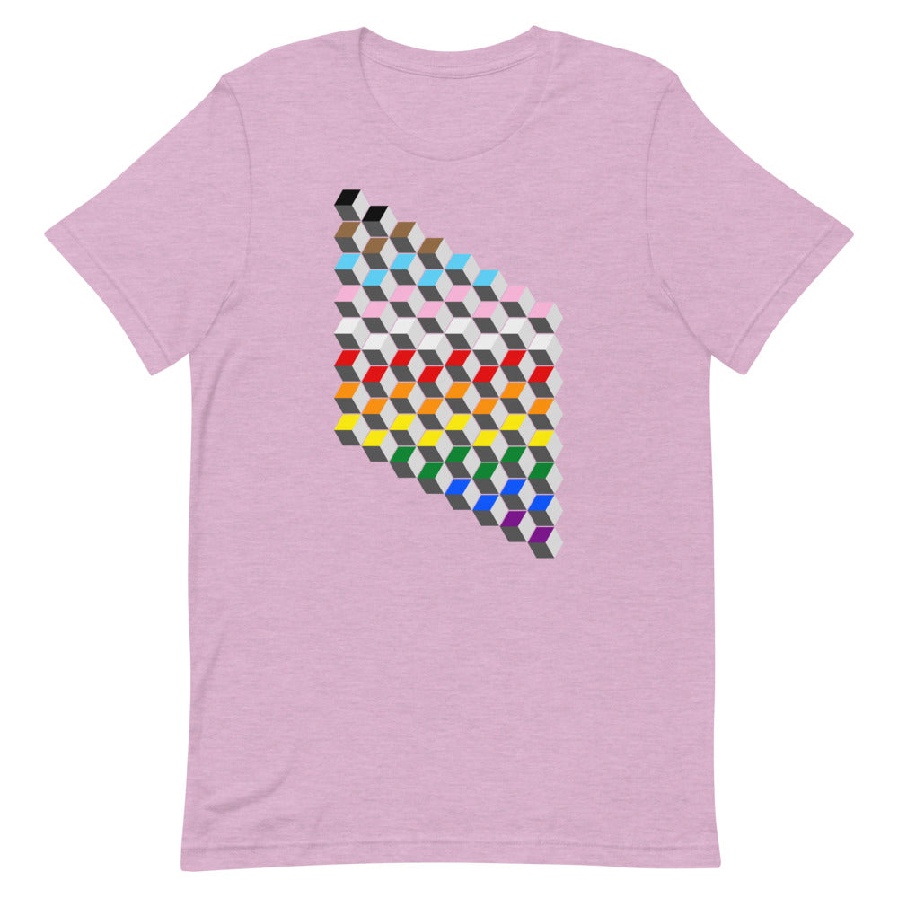 Opart Pride Flag T-Shirt T-shirts The Rainbow Stores
