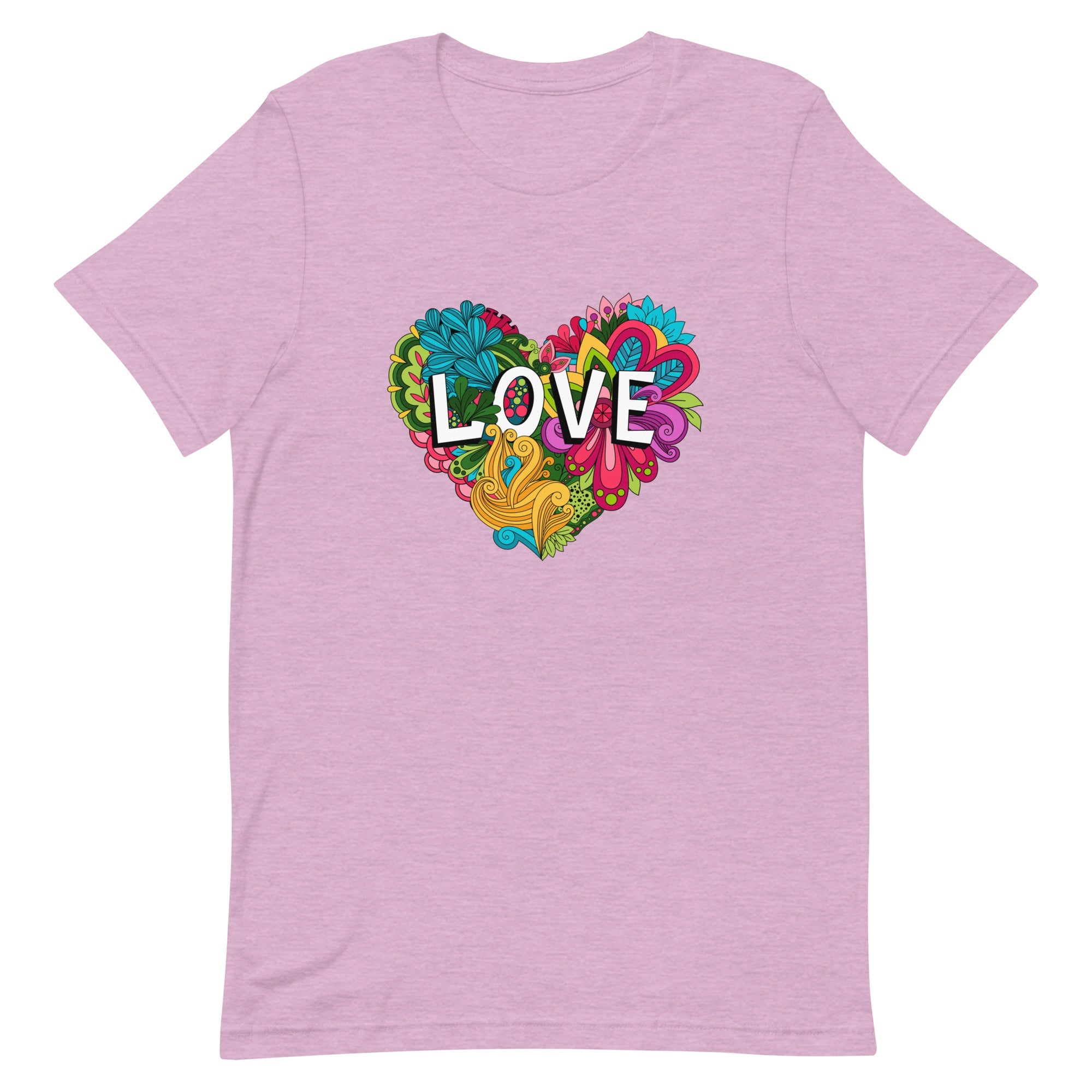 Floral Love Heart T-Shirt