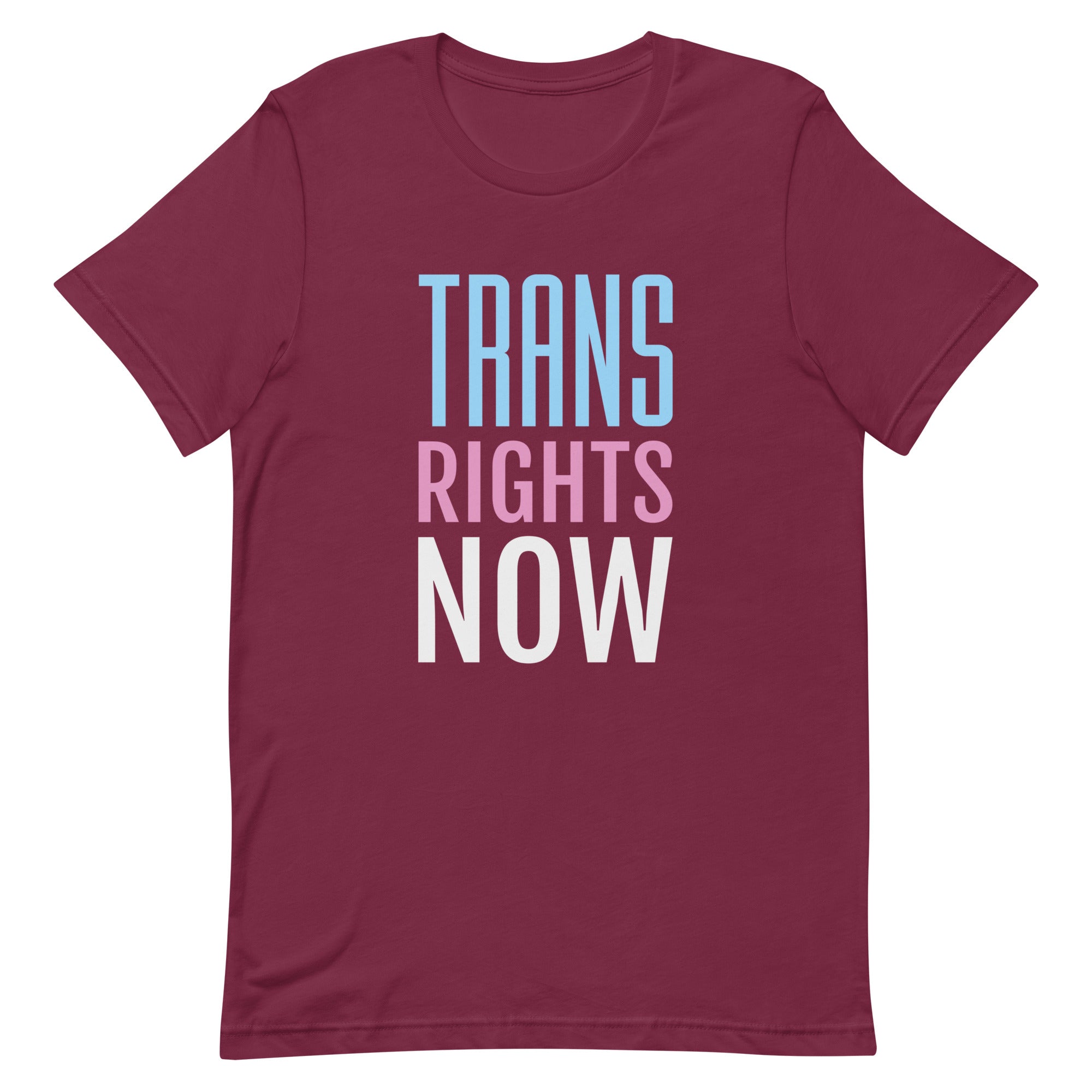 Trans Rights Now T-Shirt T-shirts The Rainbow Stores