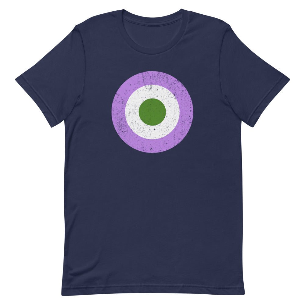 Genderqueer Roundel T-Shirt T-shirts The Rainbow Stores