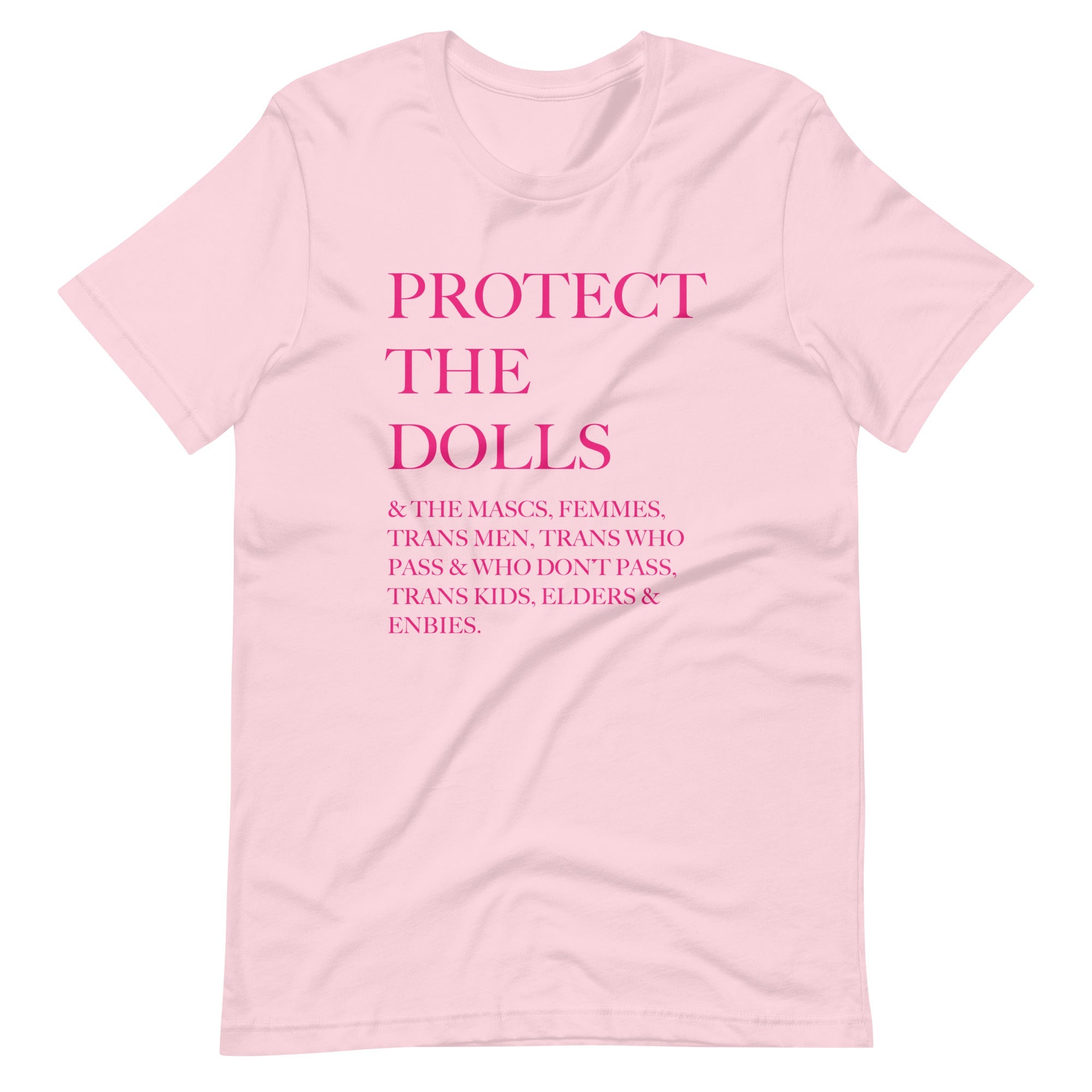 Protect The Dolls And The Mascs Inclusive T-Shirt T-shirts The Rainbow Stores