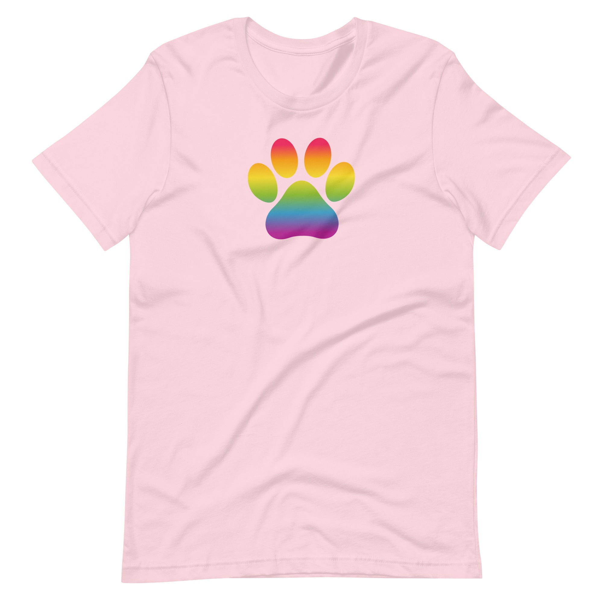 Rainbow Paw Print T-Shirt