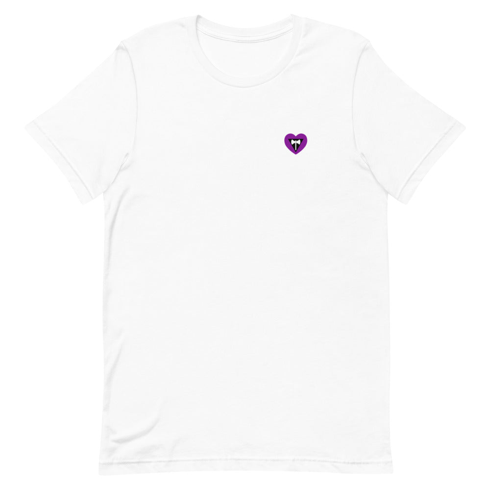 Labrys Lesbian Flag Small Heart T-Shirt T-shirts The Rainbow Stores