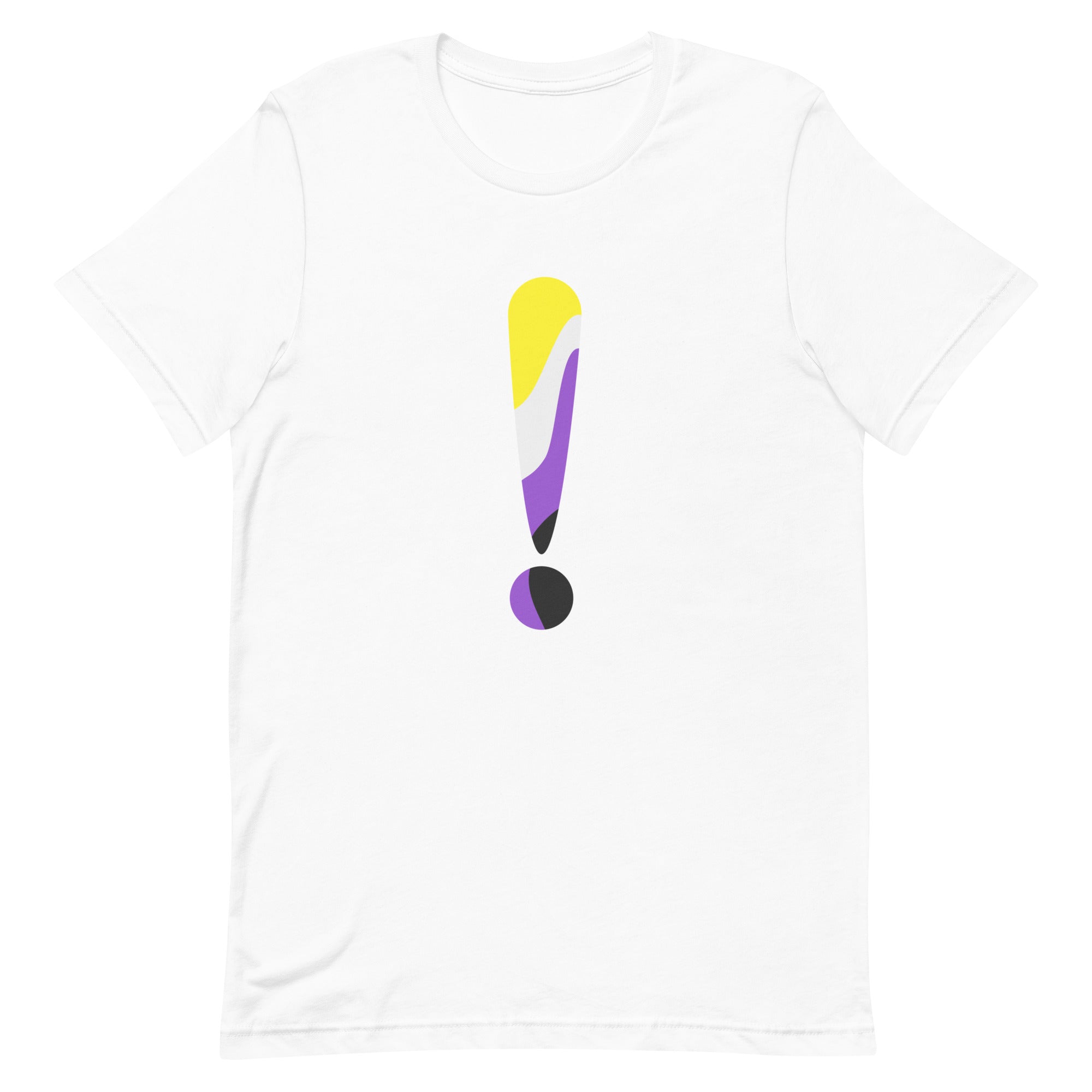 Non-Binary Exclamation T-Shirt T-shirts The Rainbow Stores