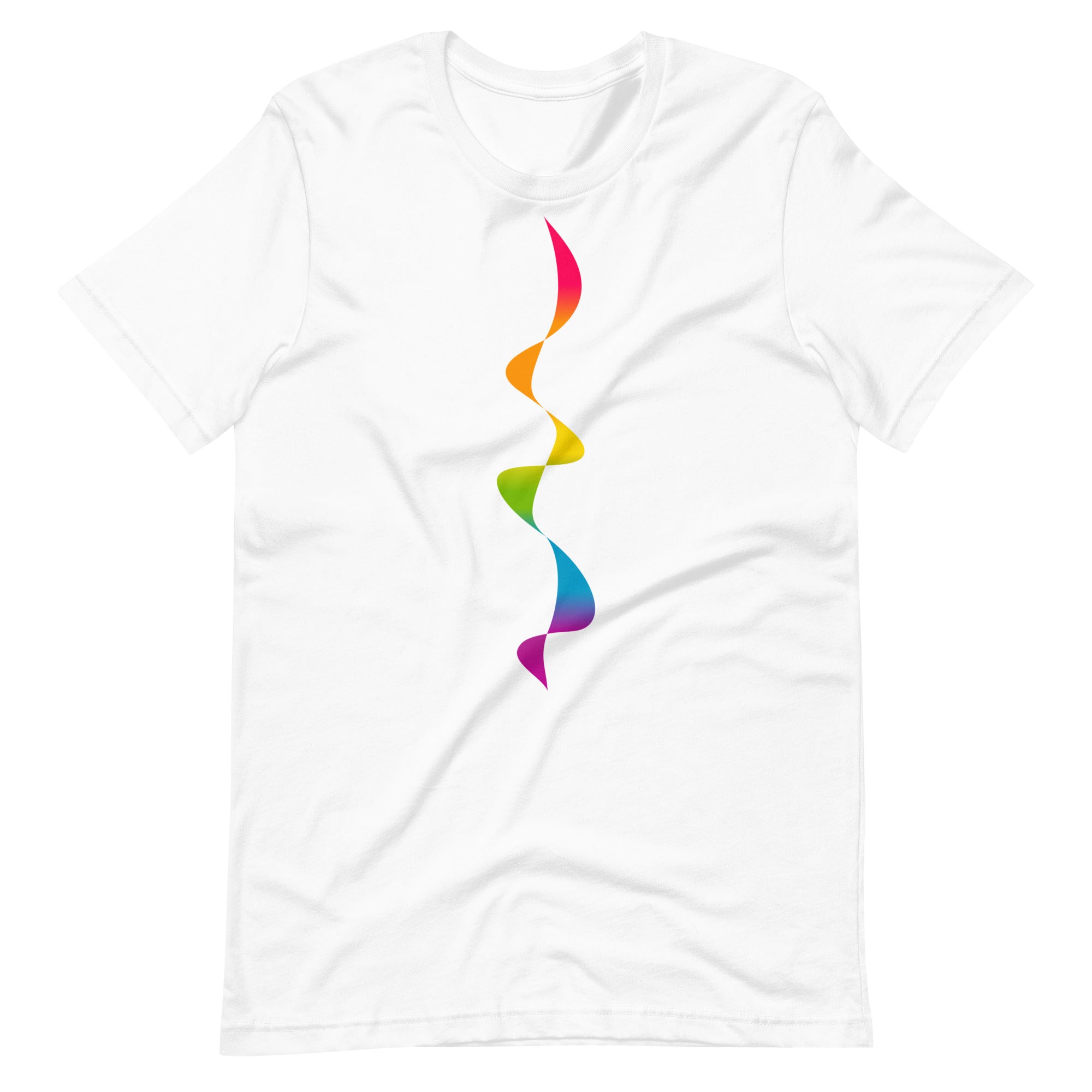 Rainbow Pride Ribbon T-Shirt T-shirts The Rainbow Stores