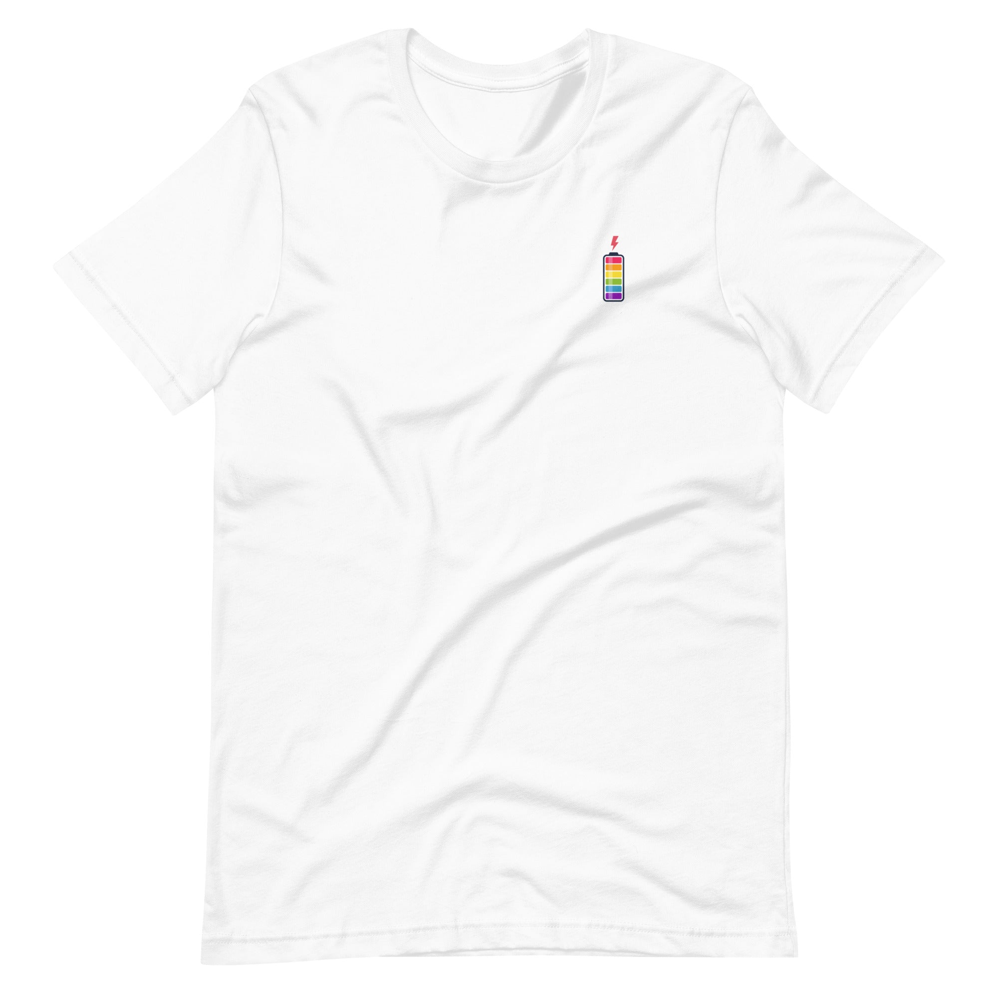 Mini Rainbow Battery Charge T-Shirt T-shirts The Rainbow Stores