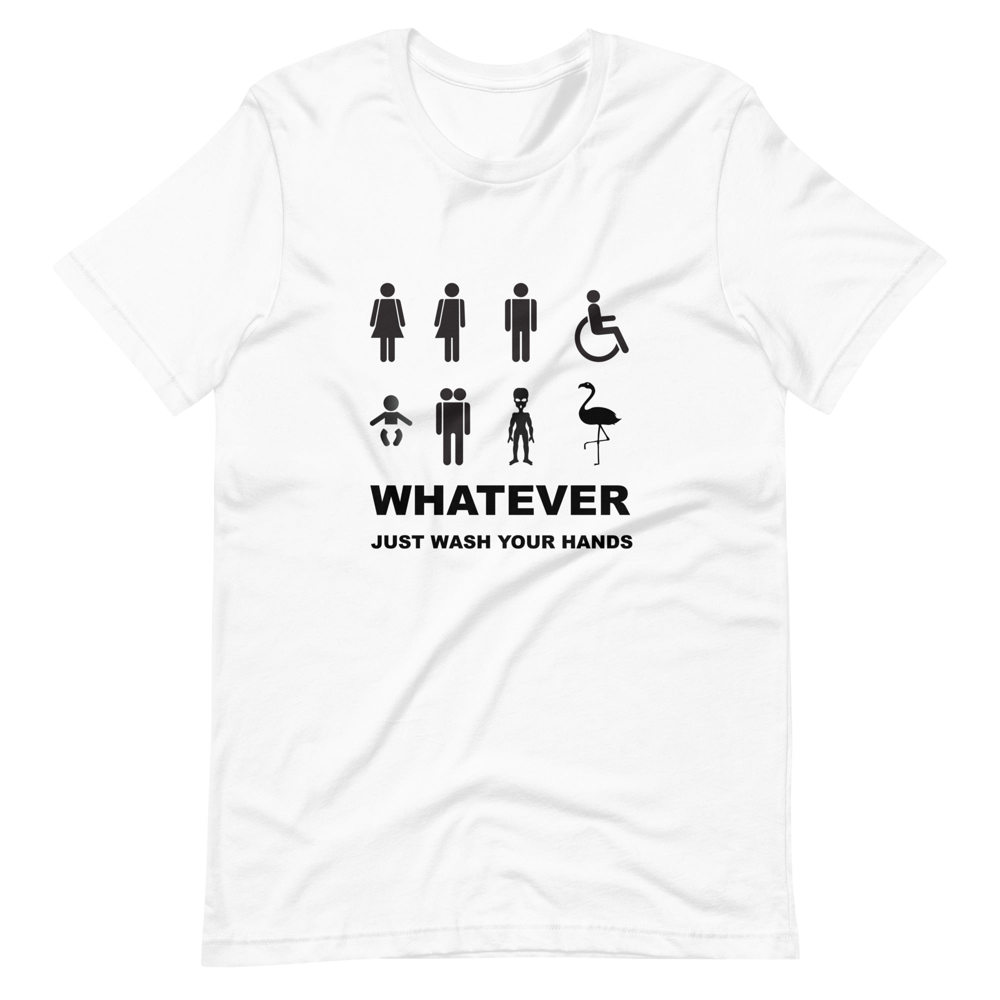 Inclusive Restroom Sign T-Shirt T-shirts The Rainbow Stores