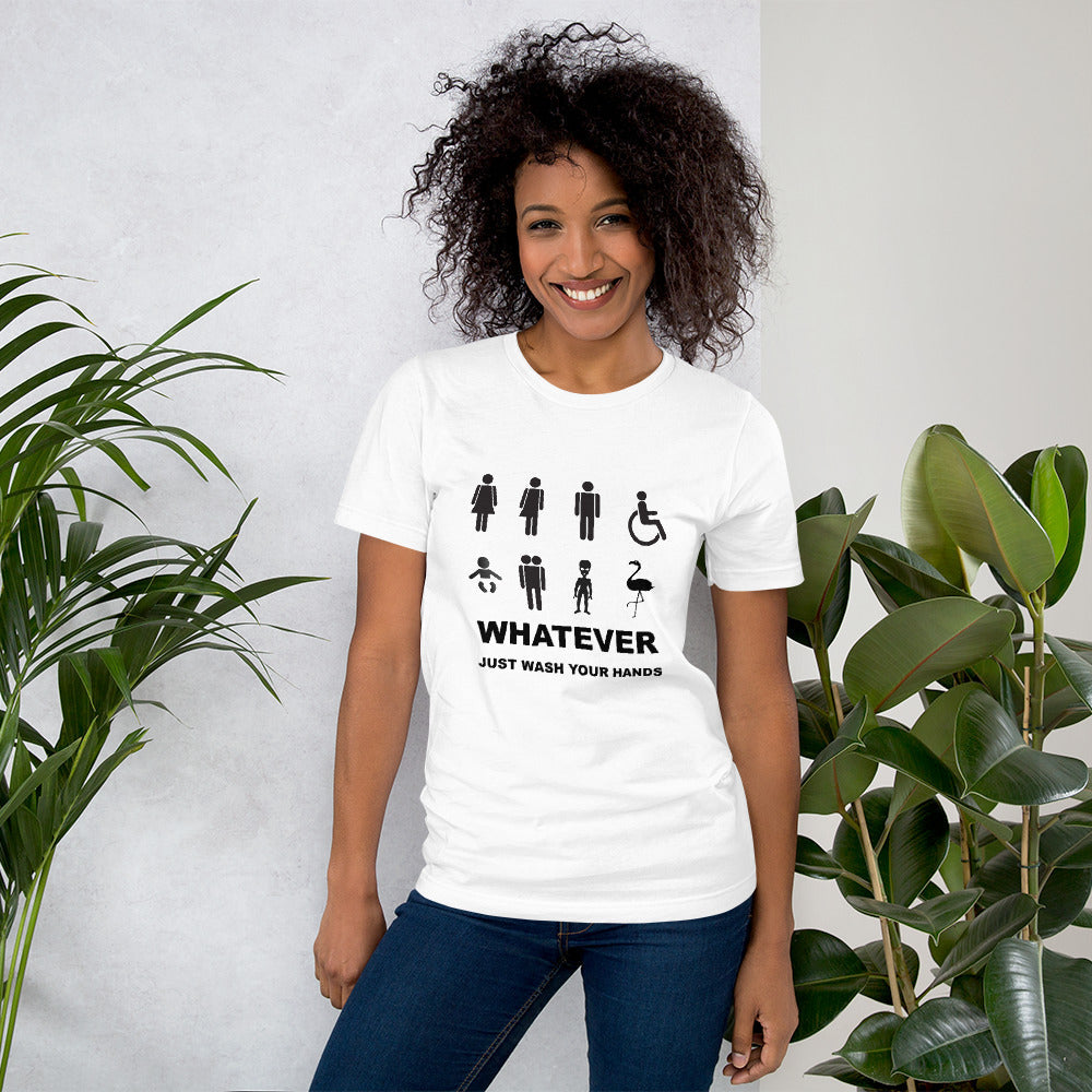 Inclusive Restroom Sign T-Shirt T-shirts The Rainbow Stores