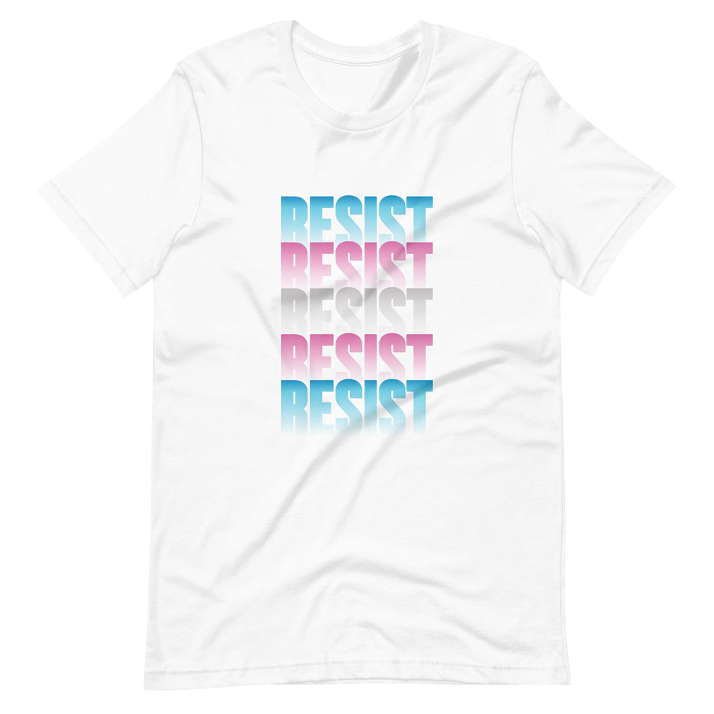 Trans Pride Flag Fade Resist T-Shirt T-shirts The Rainbow Stores