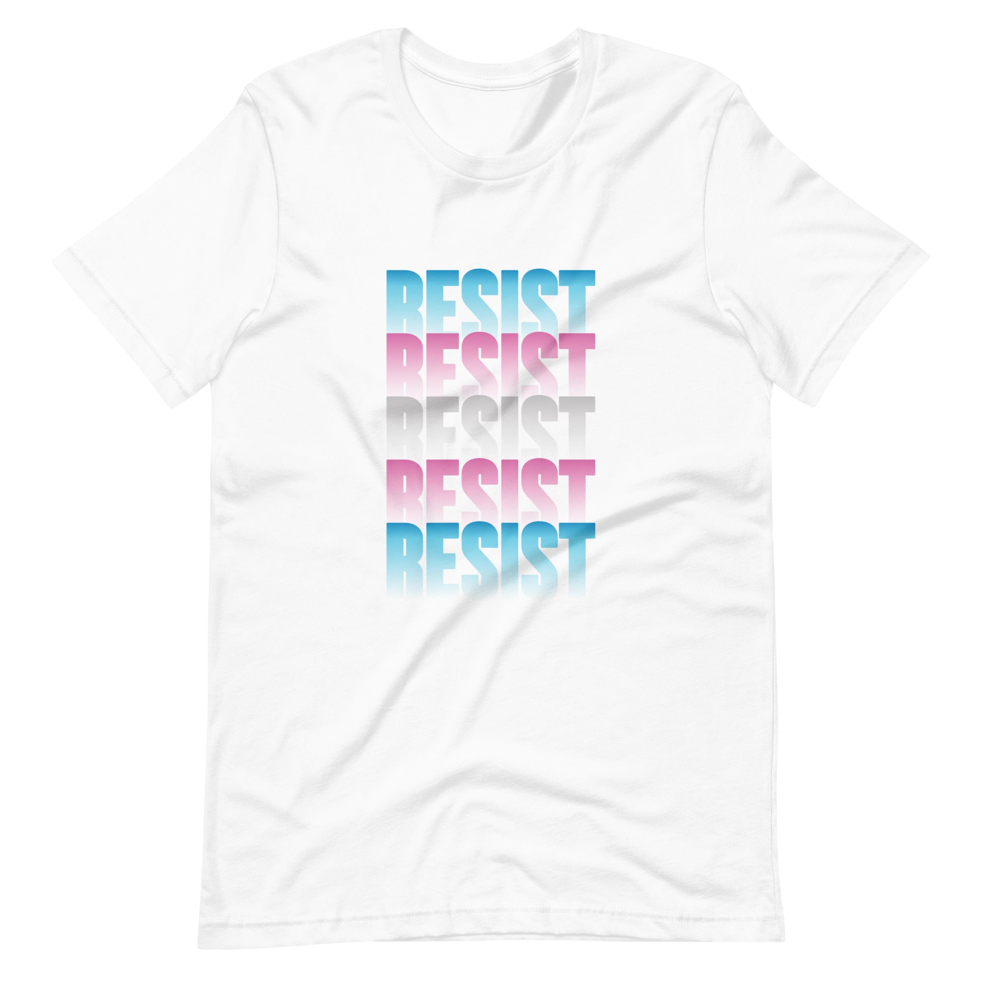 Trans Pride Flag Fade Resist T-Shirt T-shirts The Rainbow Stores